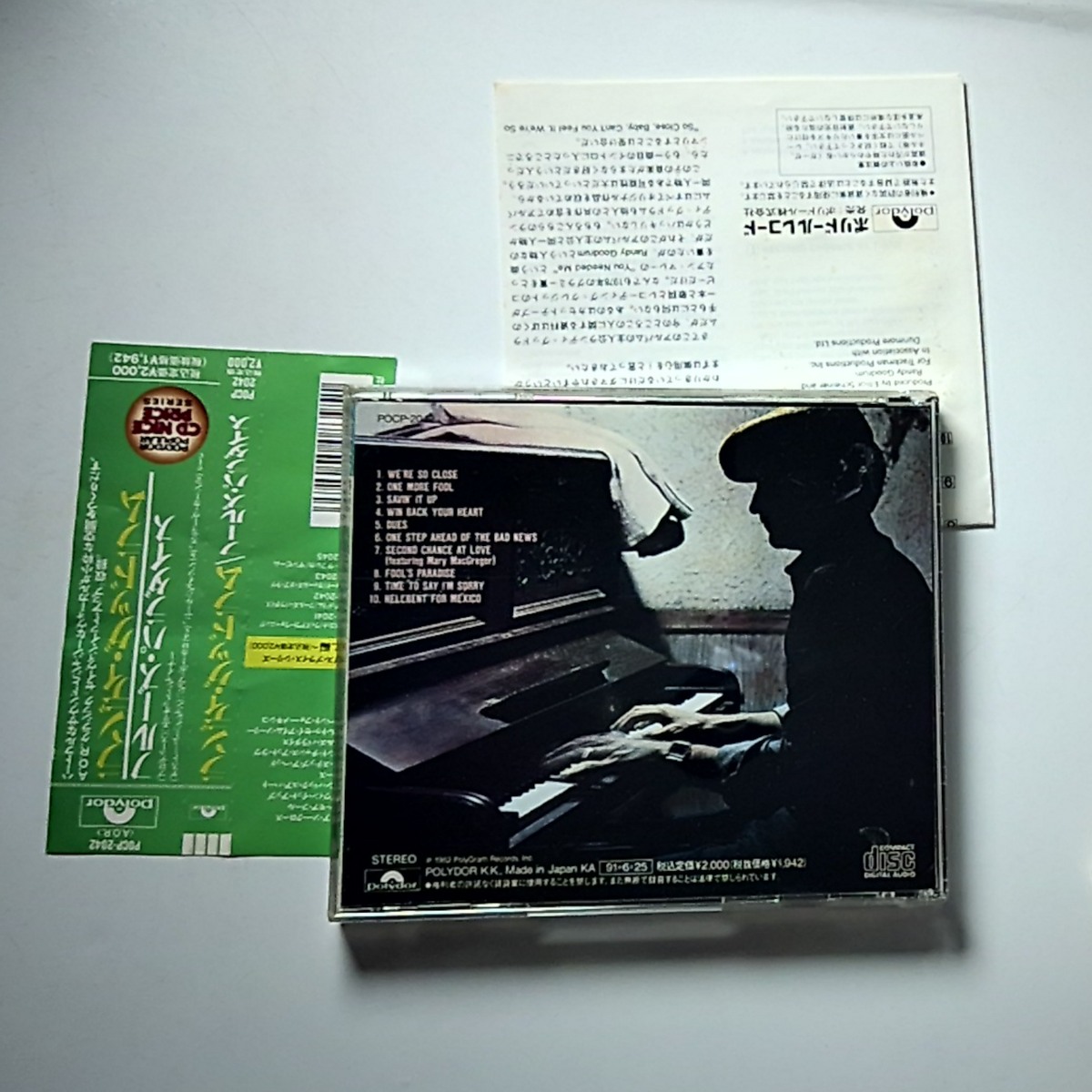 Rodney Goodrum Randy Goodrum – Fool's Paradise (CD, 1991) Japan POCP-2042 – Retro Unit