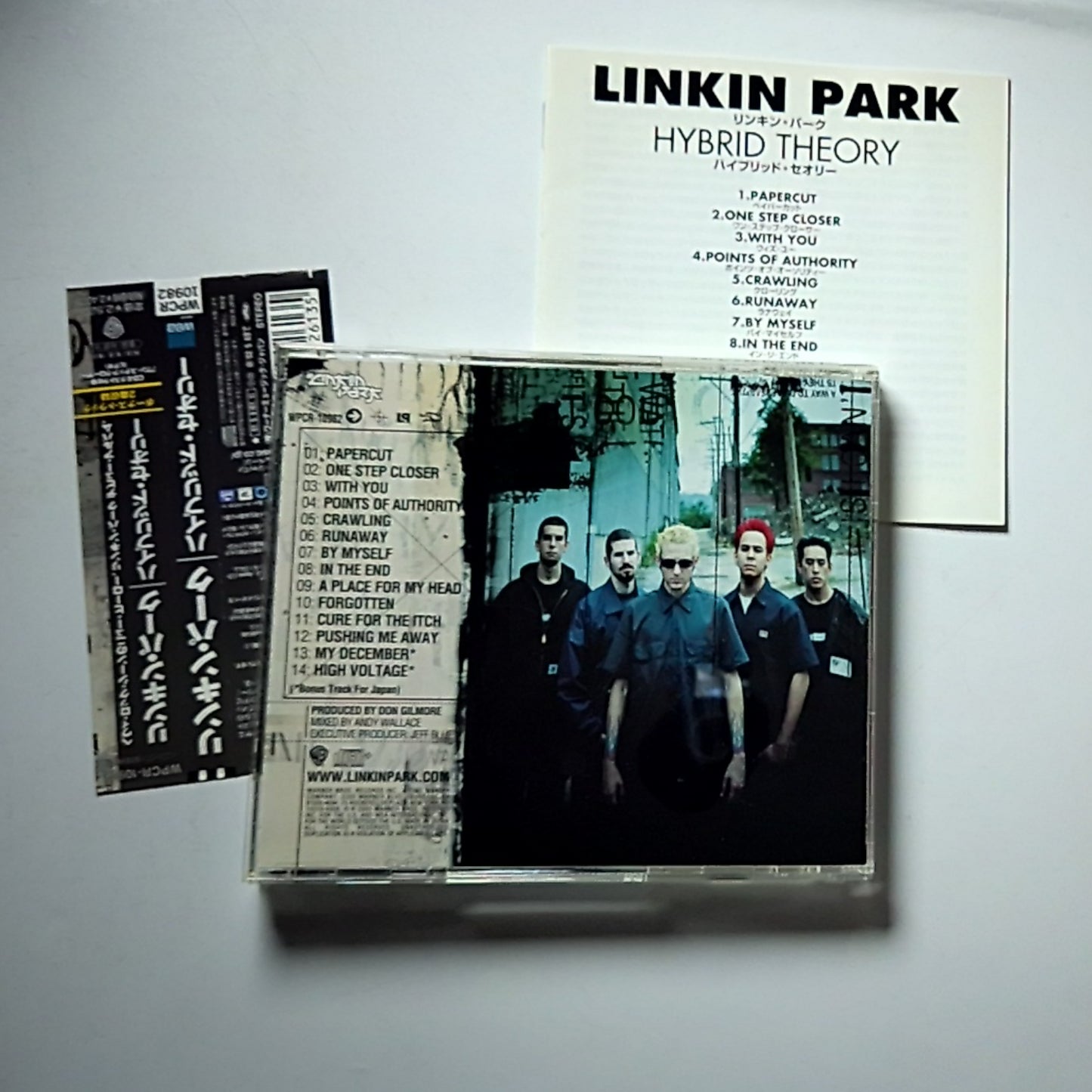 Linkin Park – Hybrid Theory (CD, 2001) Japan Bonus Track Obi WPCR-10982