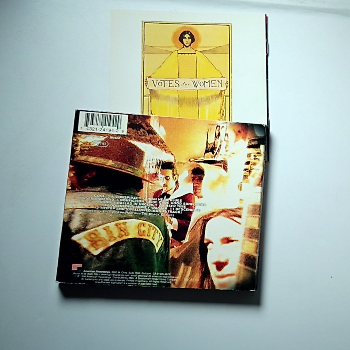 The Black Crowes – Amorica. (CD, 1994) Europe Digipak 74321 24194 2