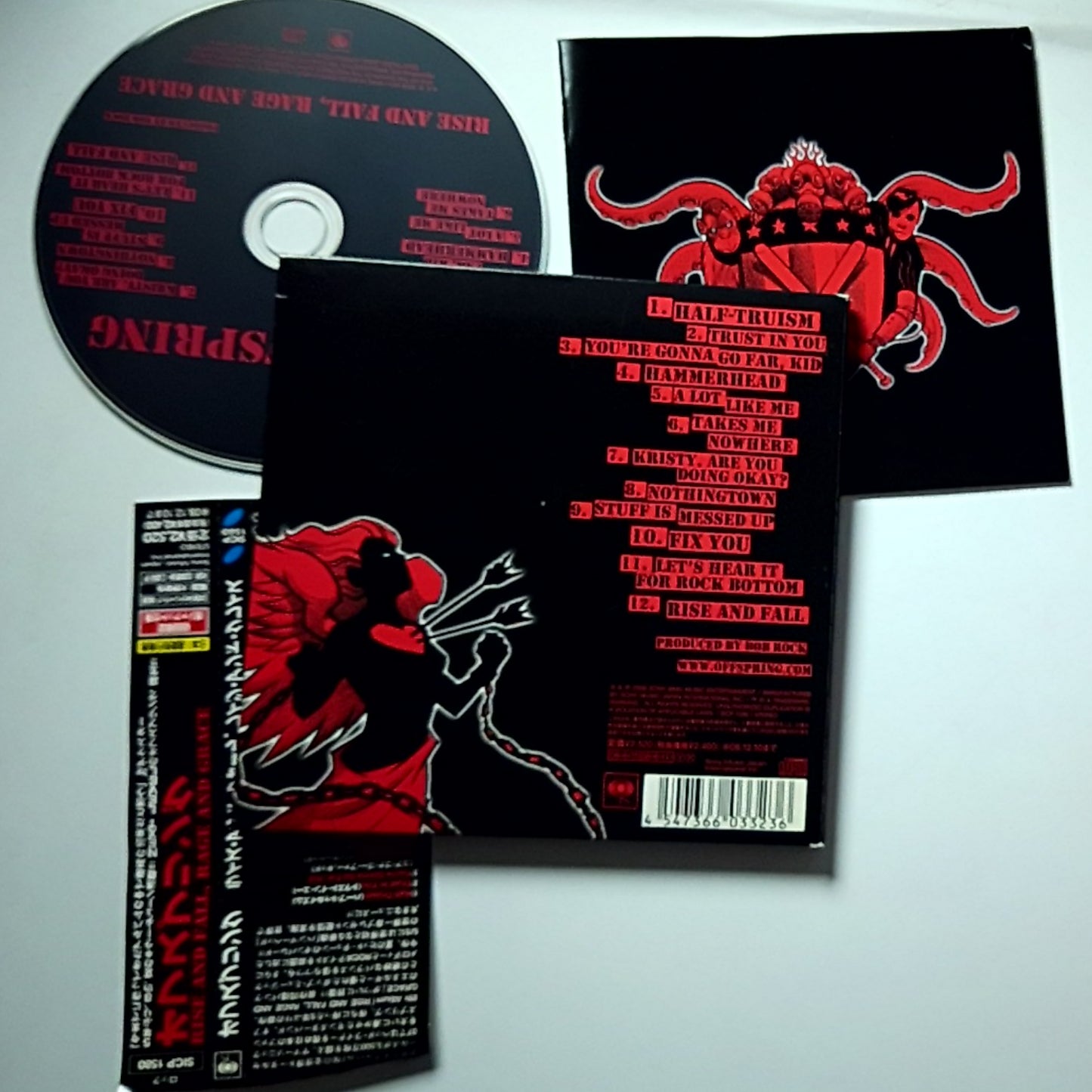 The Offspring – Rise And Fall, Rage And Grace (CD, 2008) Japan Obi SICP-1580