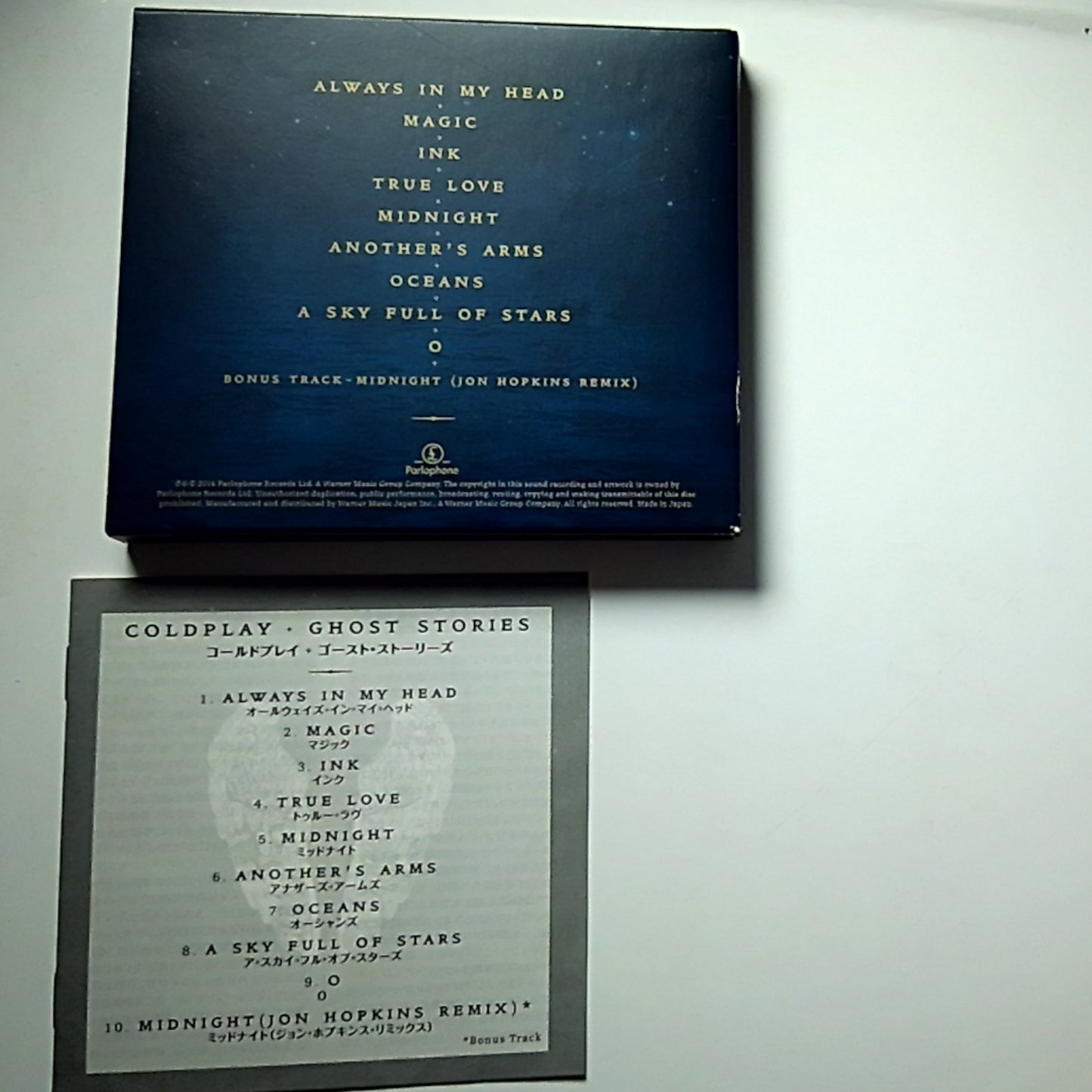 Coldplay – Ghost Stories (CD, 2014) Japan Bonus Track WPCR-15722