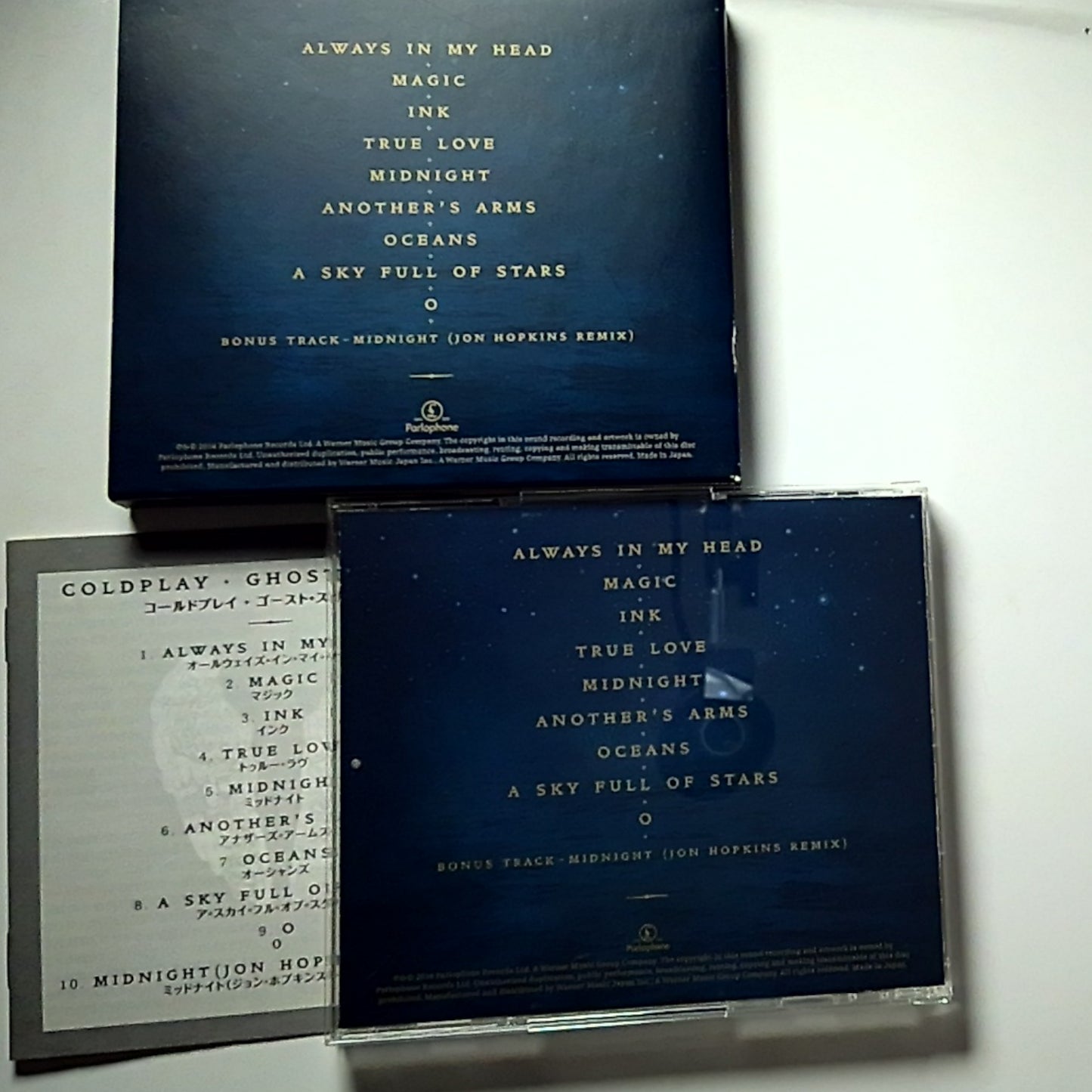 Coldplay – Ghost Stories (CD, 2014) Japan Bonus Track WPCR-15722