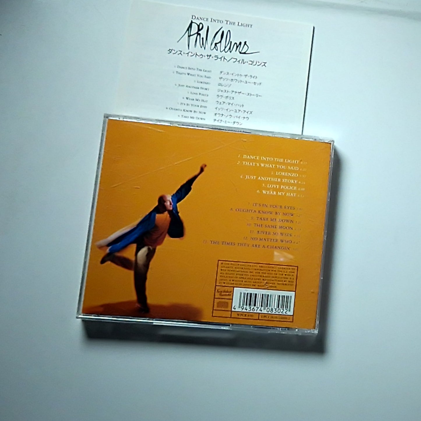 Phil Collins – Dance Into The Light (CD, 1996) Japan WPCR-830