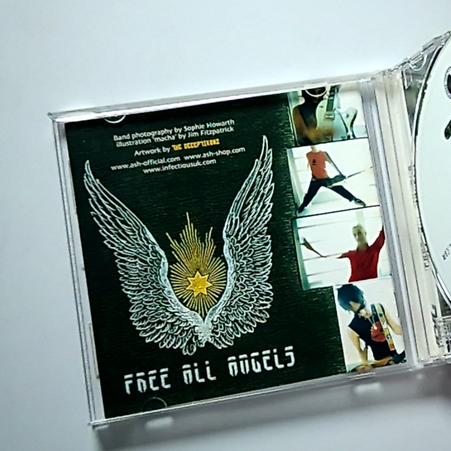 Ash – Free All Angels (CD, 2001) UK infec100cd