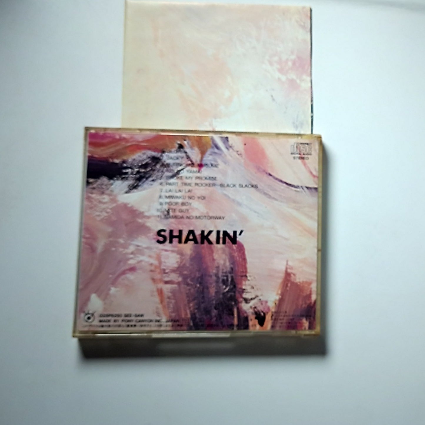 The Rockers– Shakin' (CD, 1988) Japan D25P6293