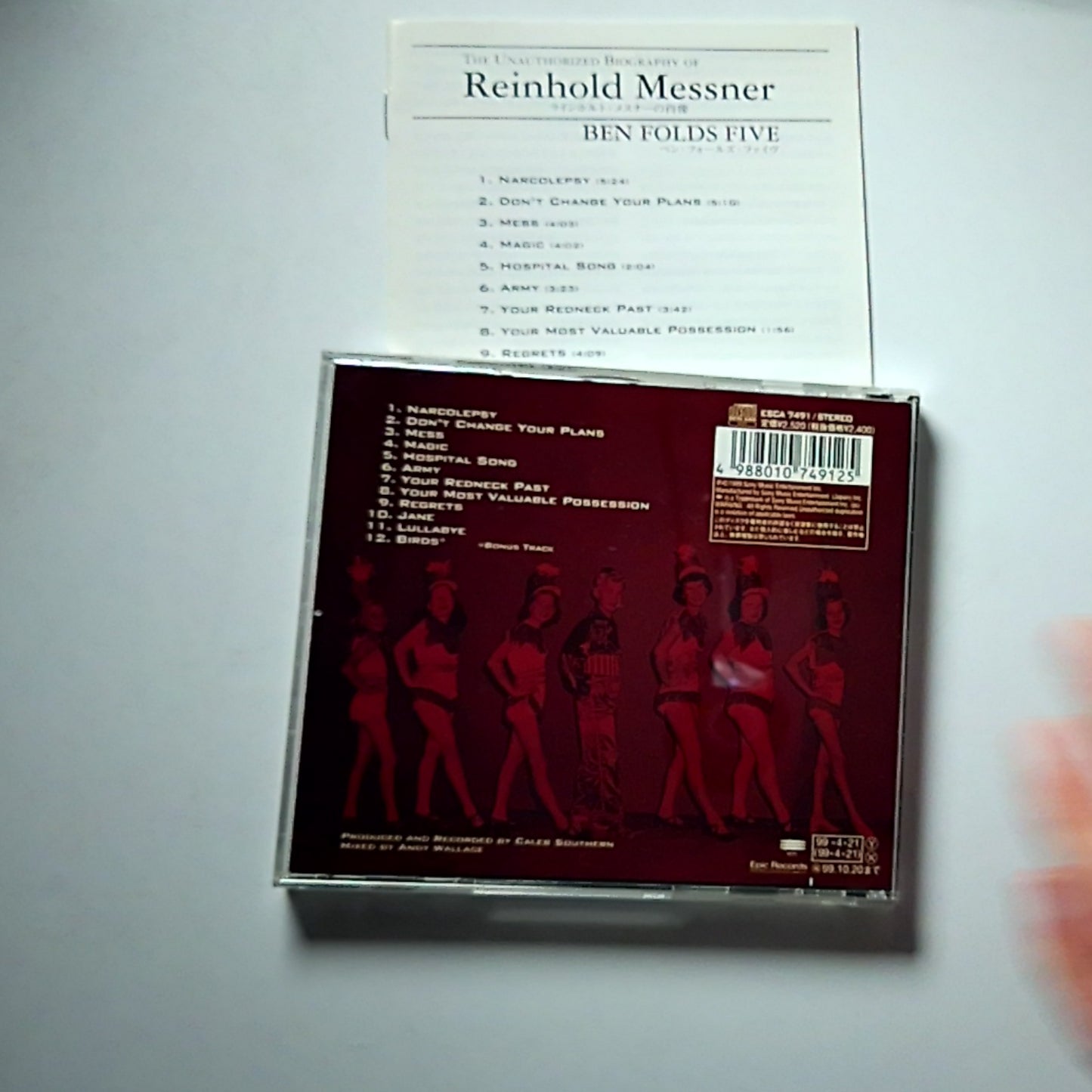 Ben Folds Five – The Unauthorized Biography Of Reinhold Messner (CD, 1999) Japan