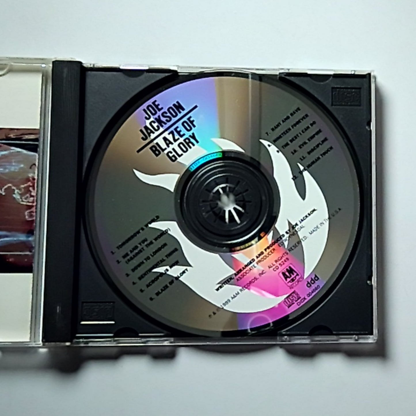 Joe Jackson – Blaze Of Glory (CD, 1989) US CD-5249