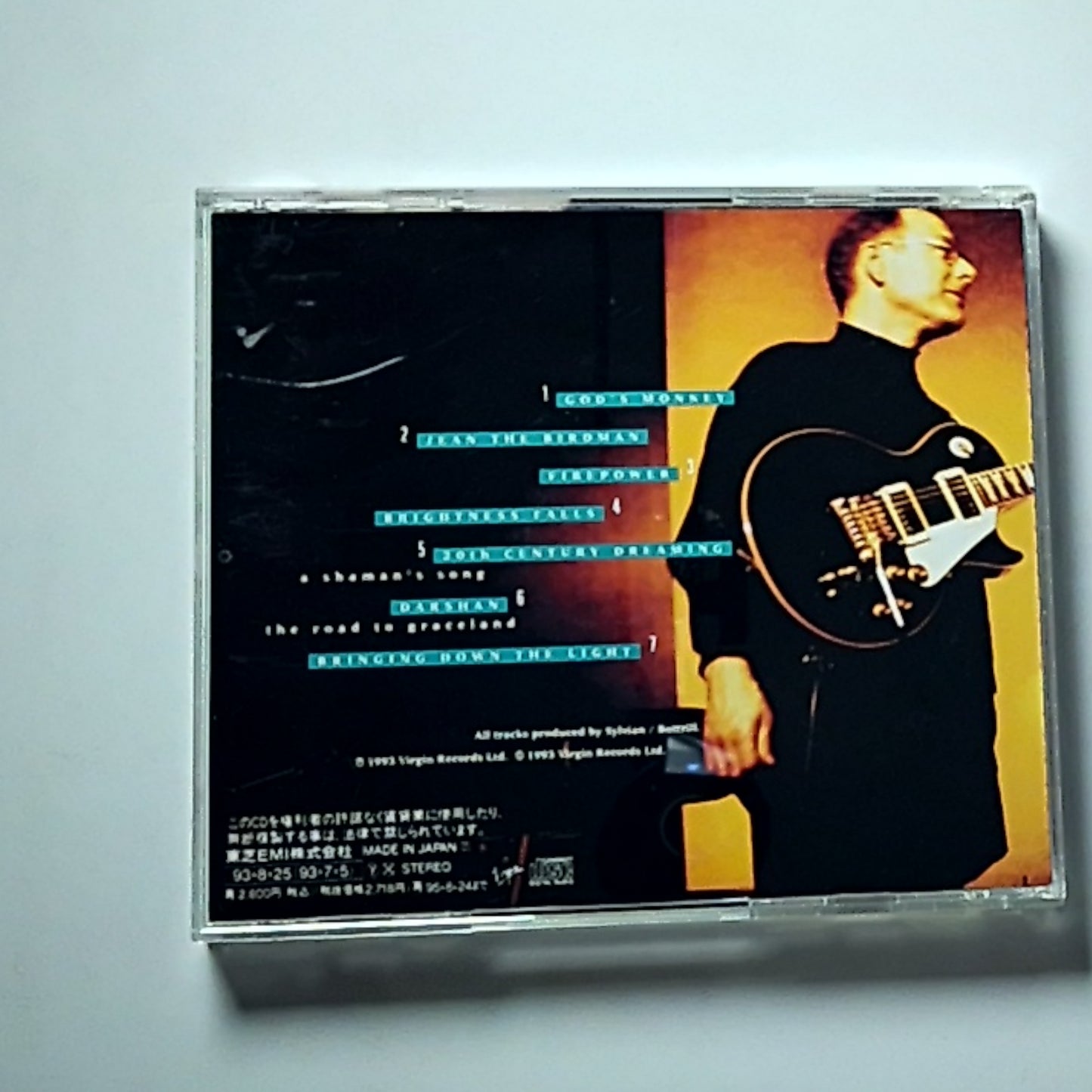 David Sylvian & Robert Fripp – The First Day (CD, 1993) Japan VJCP-28178