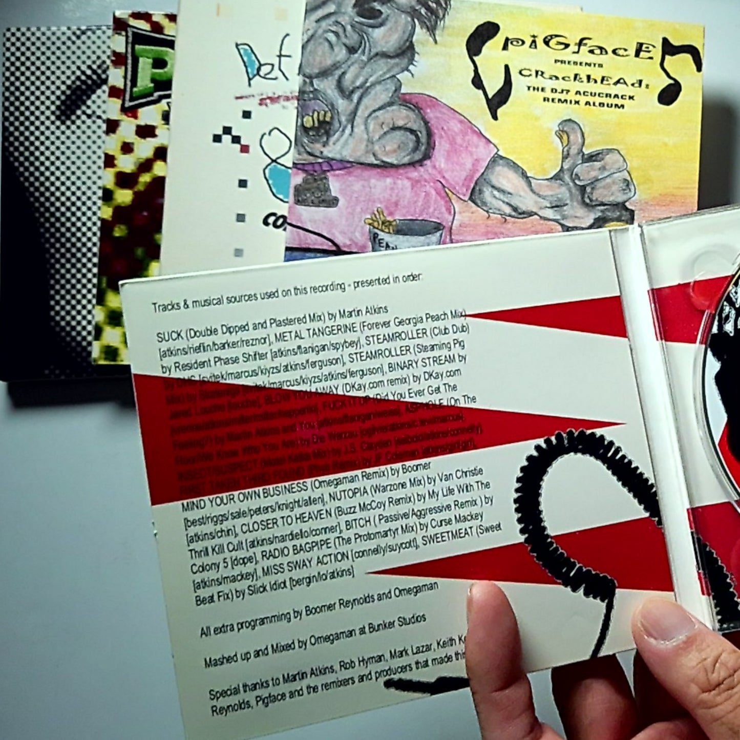 Pigface – The Head Remixes Boxed Set (CD, 5-Disc, 2006) US UIN 1121