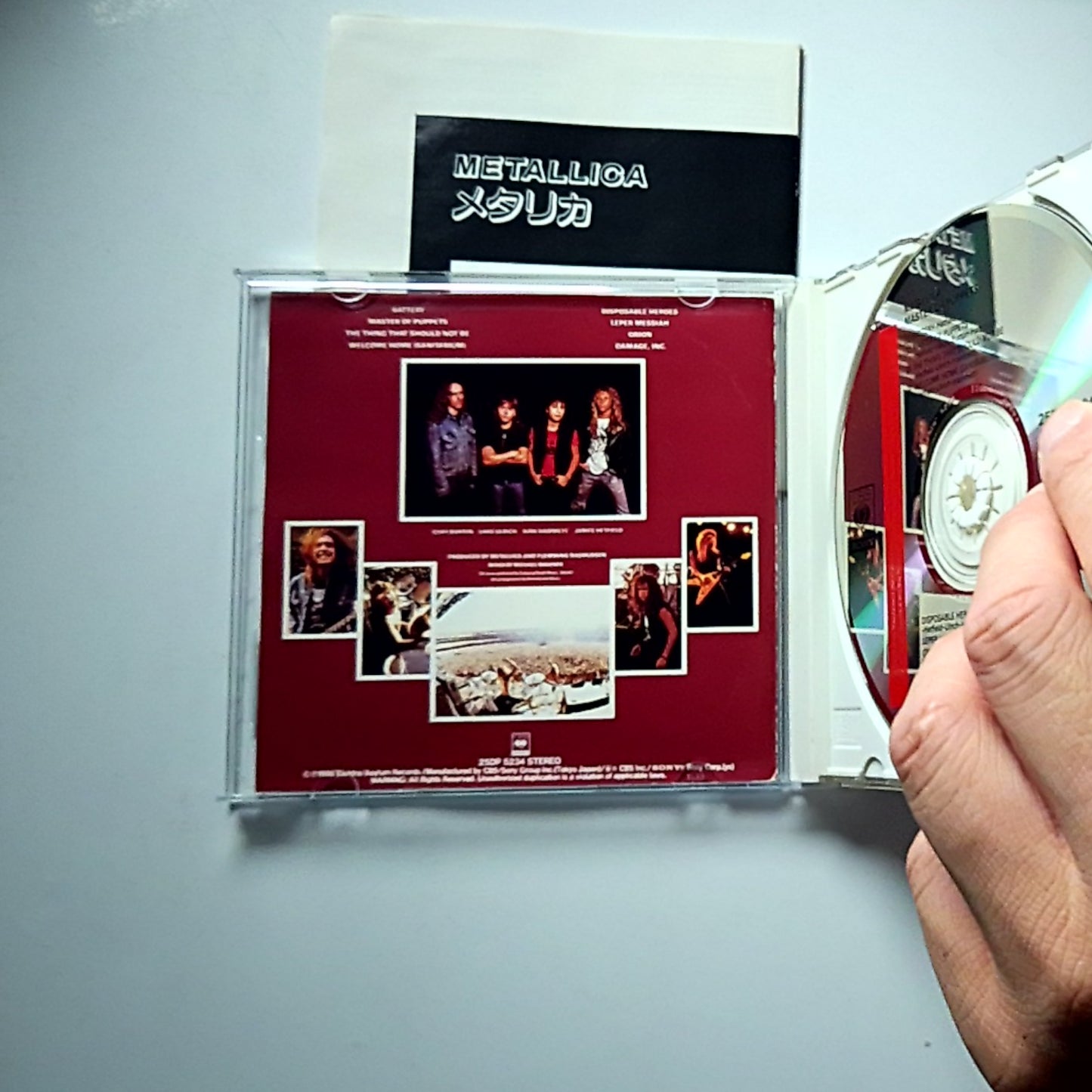 Metallica - Master Of Puppets (CD, 1988) Japan 25DP 5234