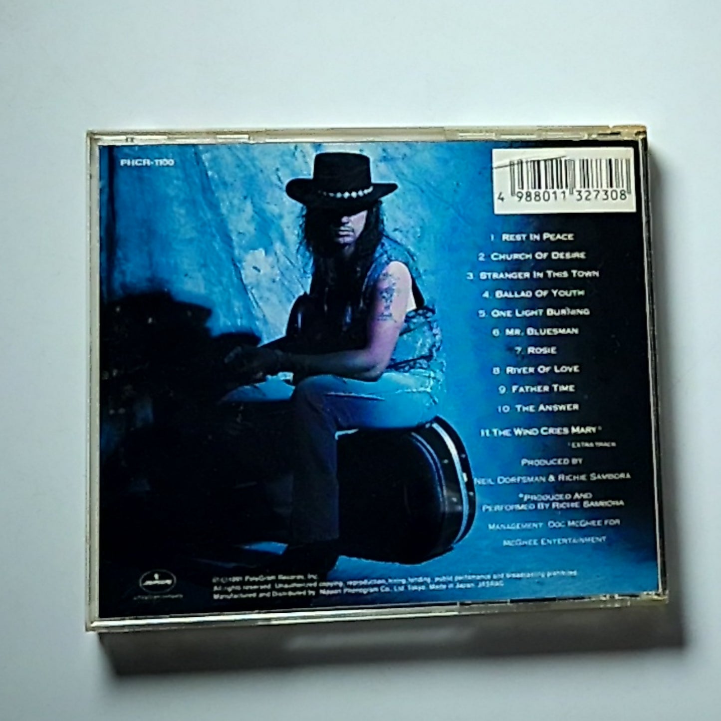 Richie Sambora – Stranger In This Town (CD, 1991) Japan PHCR-1100