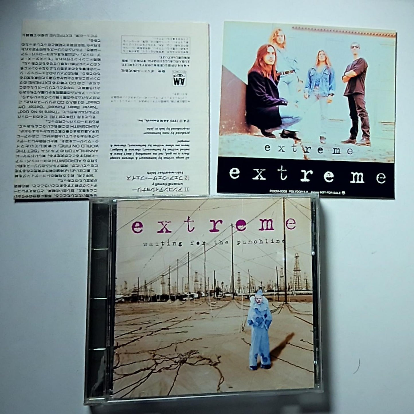 Extreme – Waiting For The Punchline (CD, 1995) Japan Sticker POCM-9008