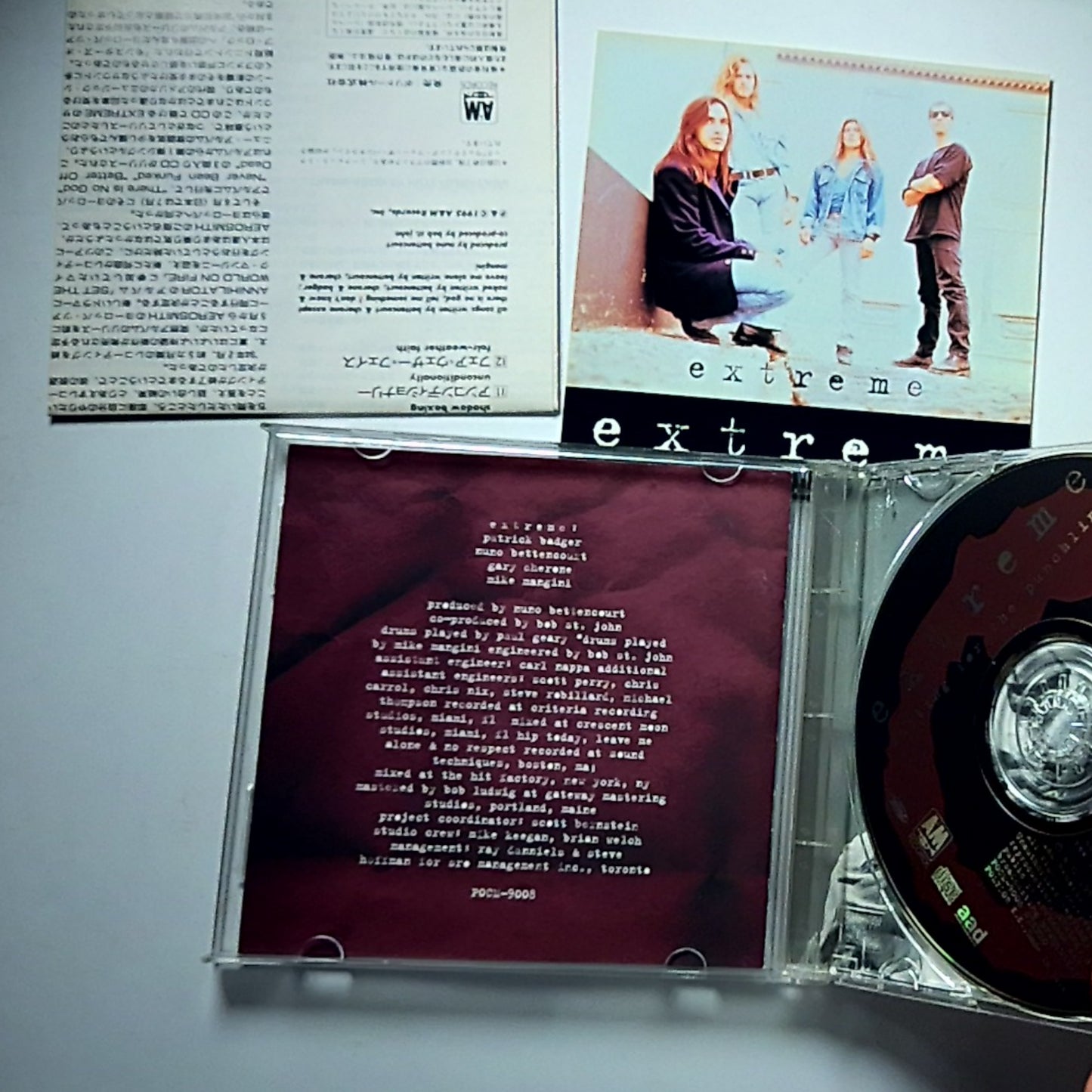 Extreme – Waiting For The Punchline (CD, 1995) Japan Sticker POCM-9008