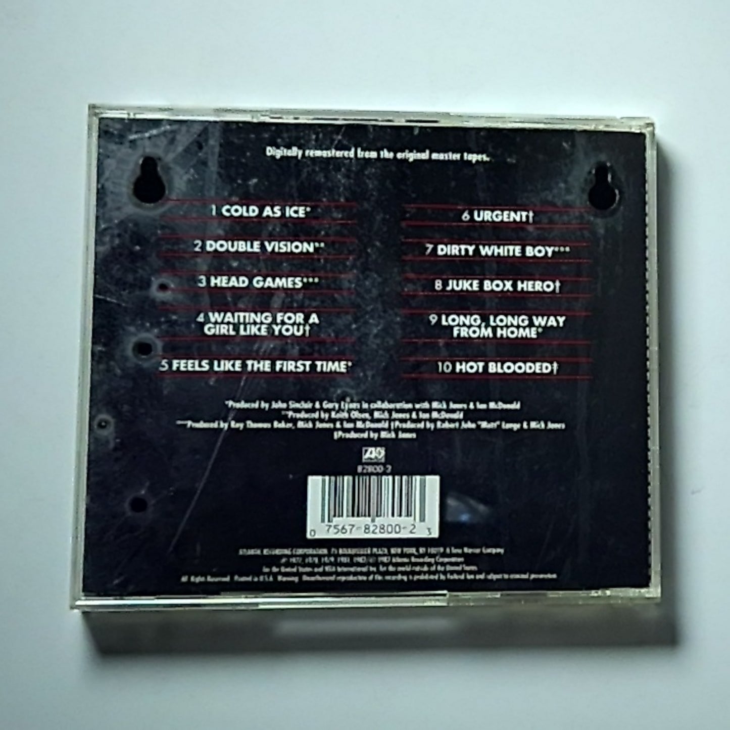 Foreigner – Records (CD, 1995) US 82800-2