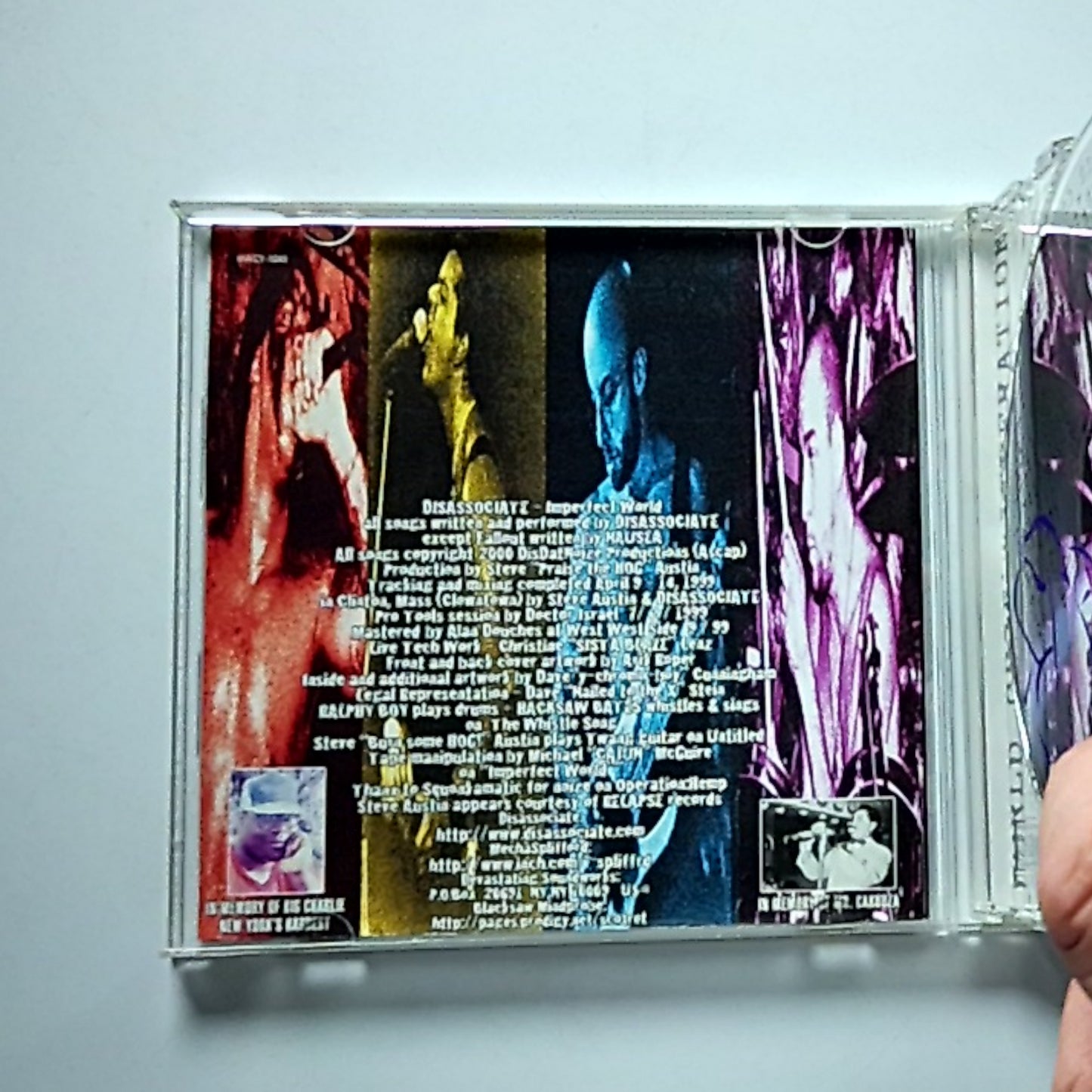 Disassociate – Imperfect World (CD, 2000) Japan HWCY-1049