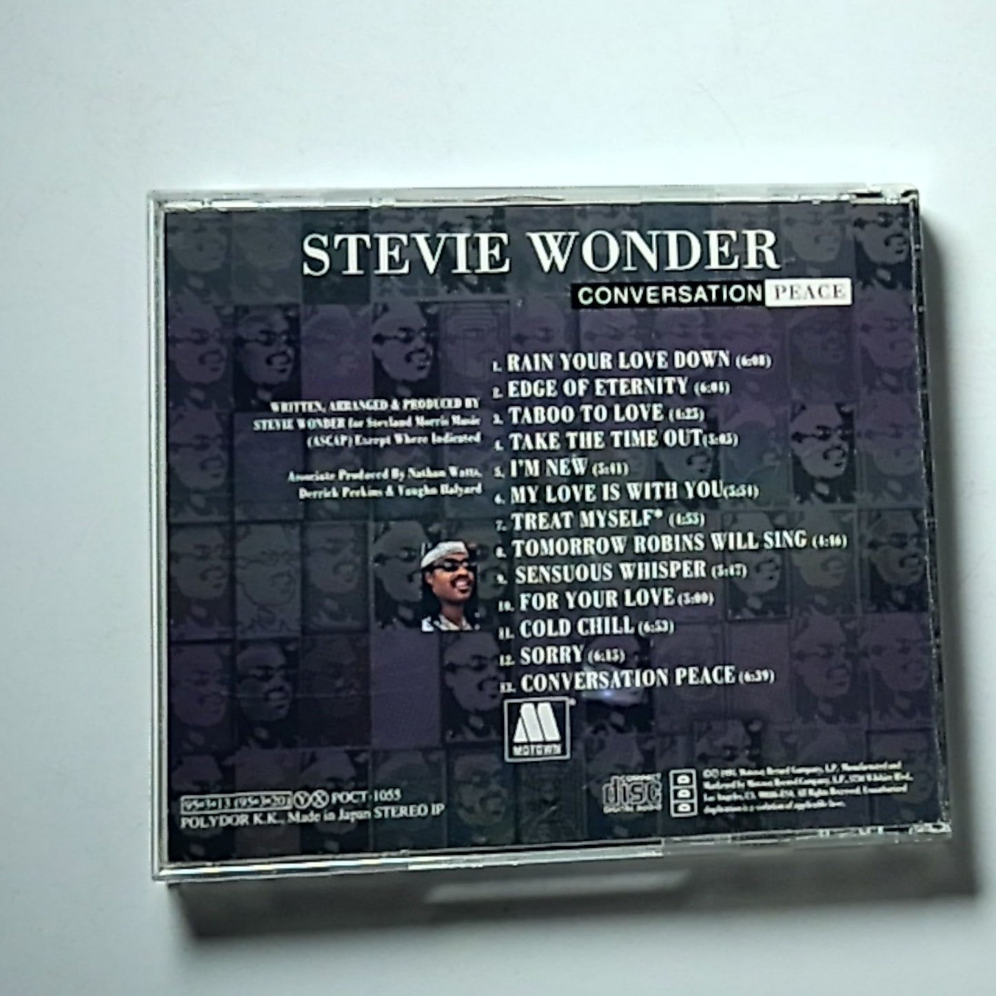 Stevie Wonder – Conversation Peace (CD, 1995) Japan POCT-1055