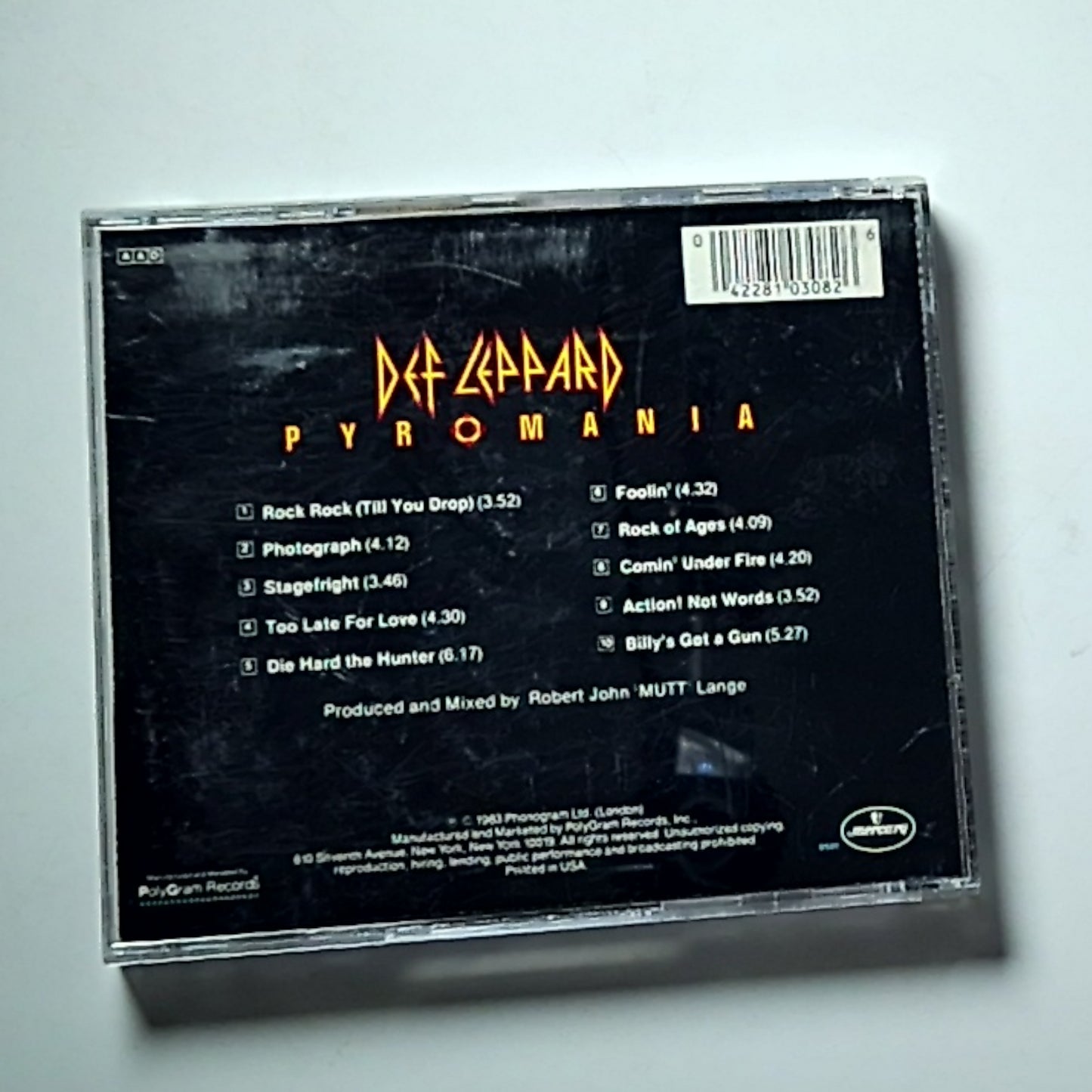 Def Leppard – Pyromania (CD, 1991) US 810 308-2