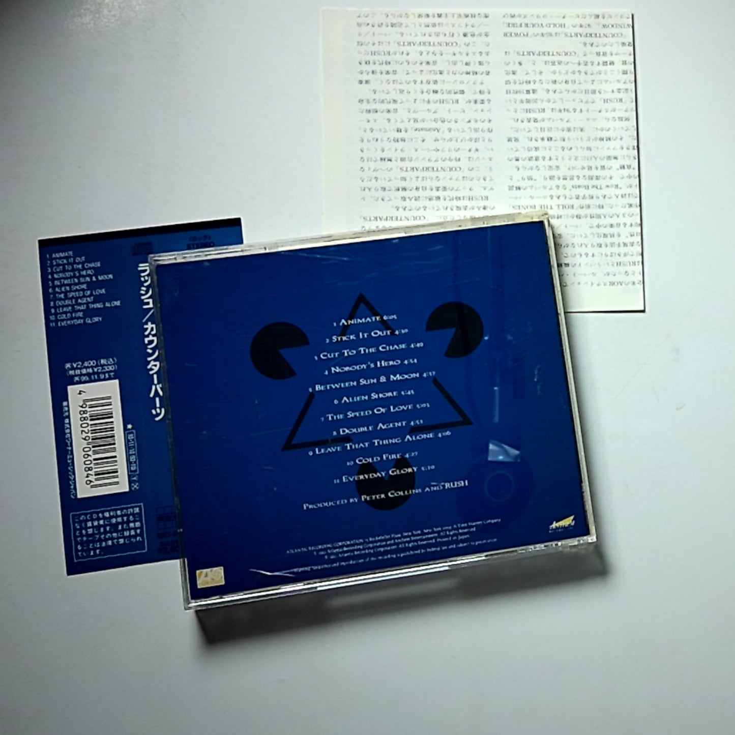 Rush – Counterparts (CD, 1993) Japan Obi AMCY-608