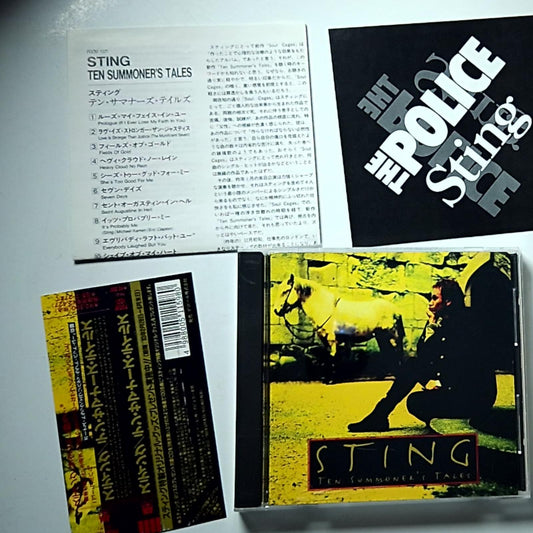 Sting – Ten Summoner's Tales (CD, 1993) Japan Obi POCM-1021