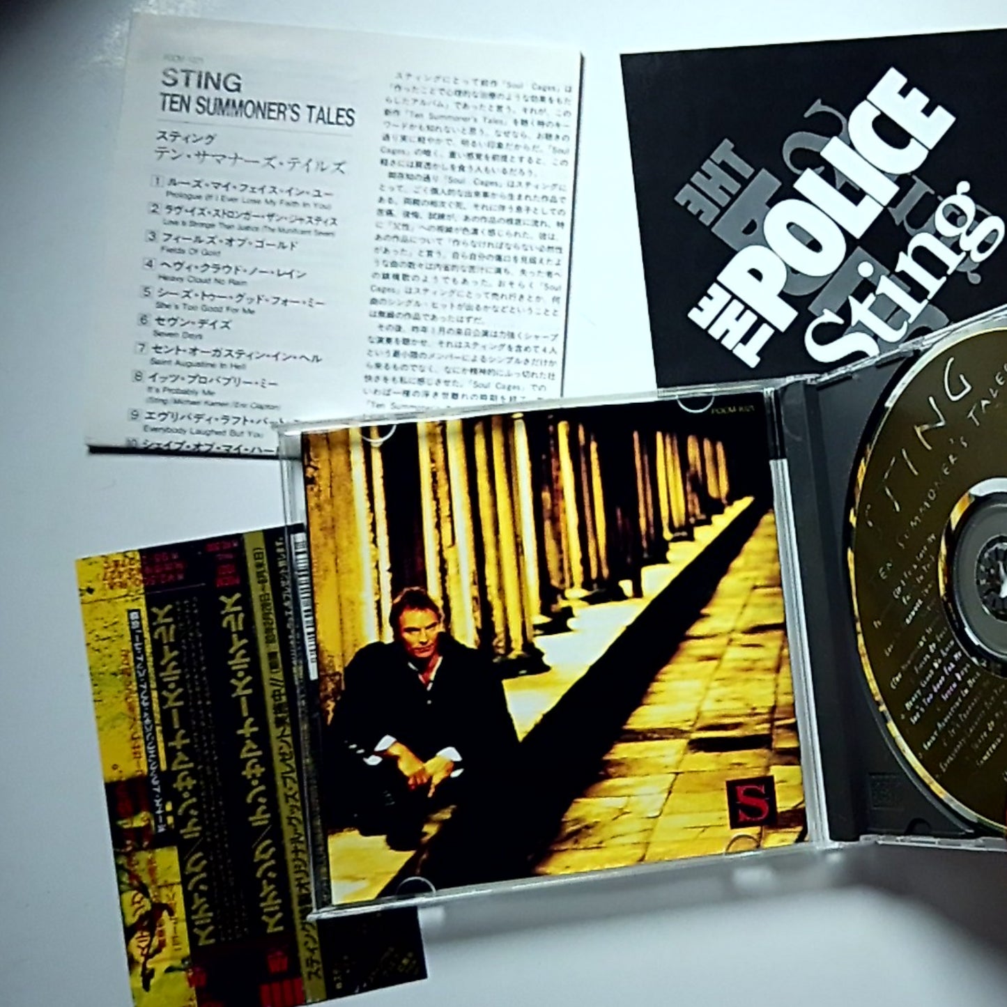 Sting – Ten Summoner's Tales (CD, 1993) Japan Obi POCM-1021