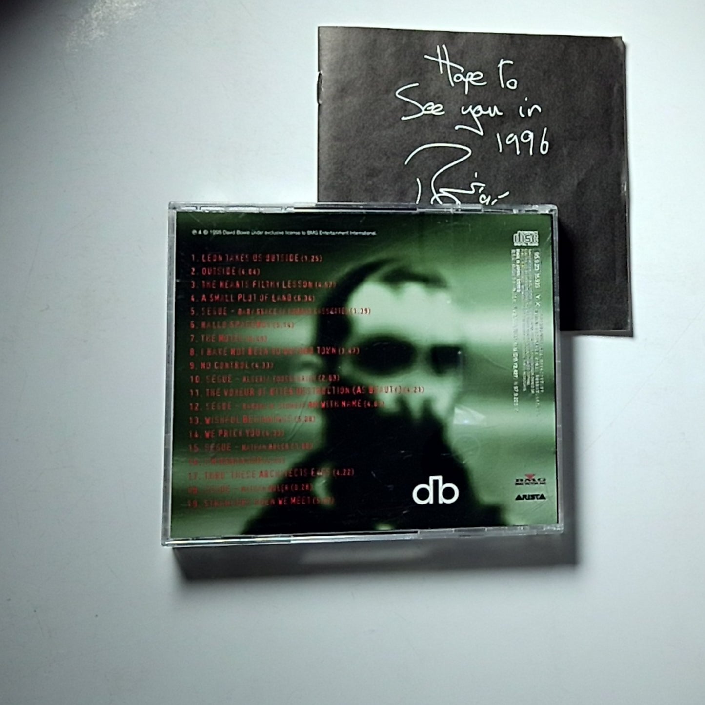 David Bowie – 1. Outside (The Nathan Adler Diaries) (CD, 1995) Japan BVCA-677