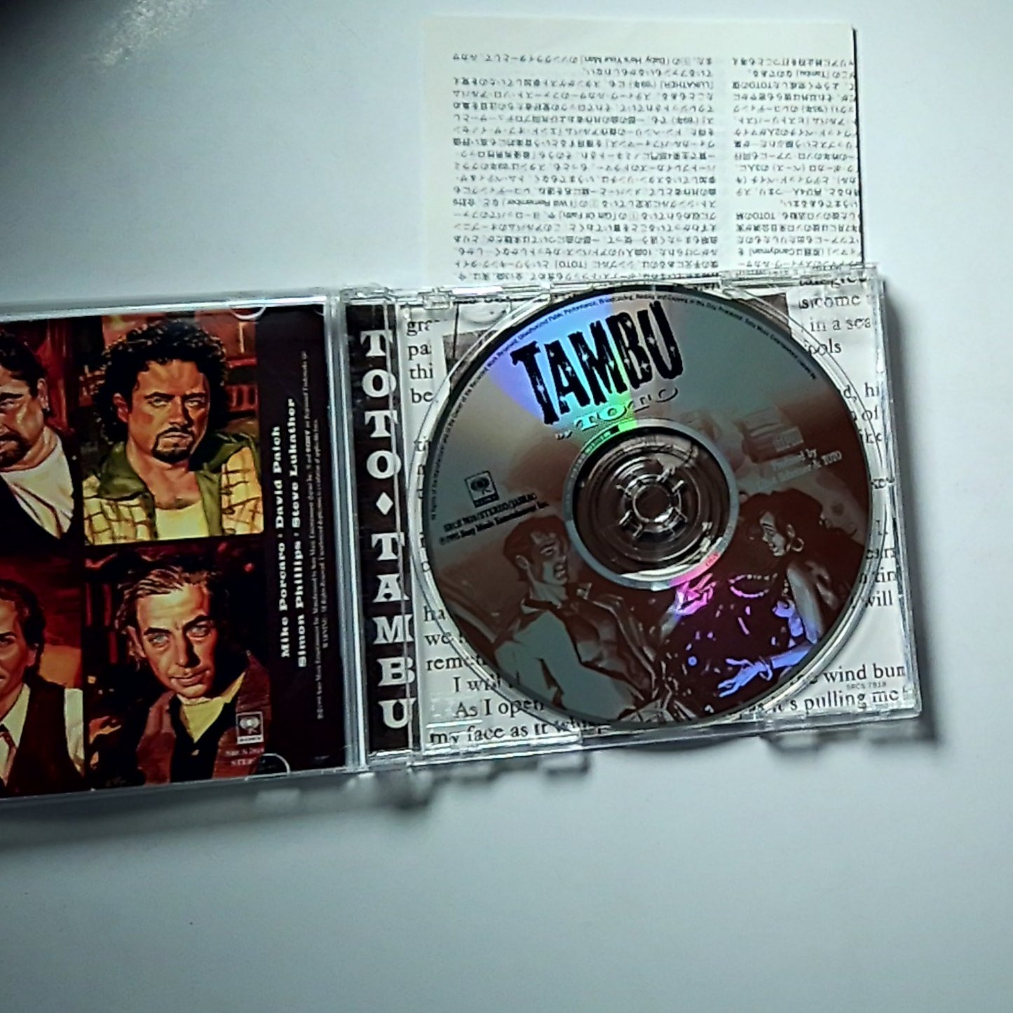 Toto – Tambu (CD, 1995) Japan SRCS 7818