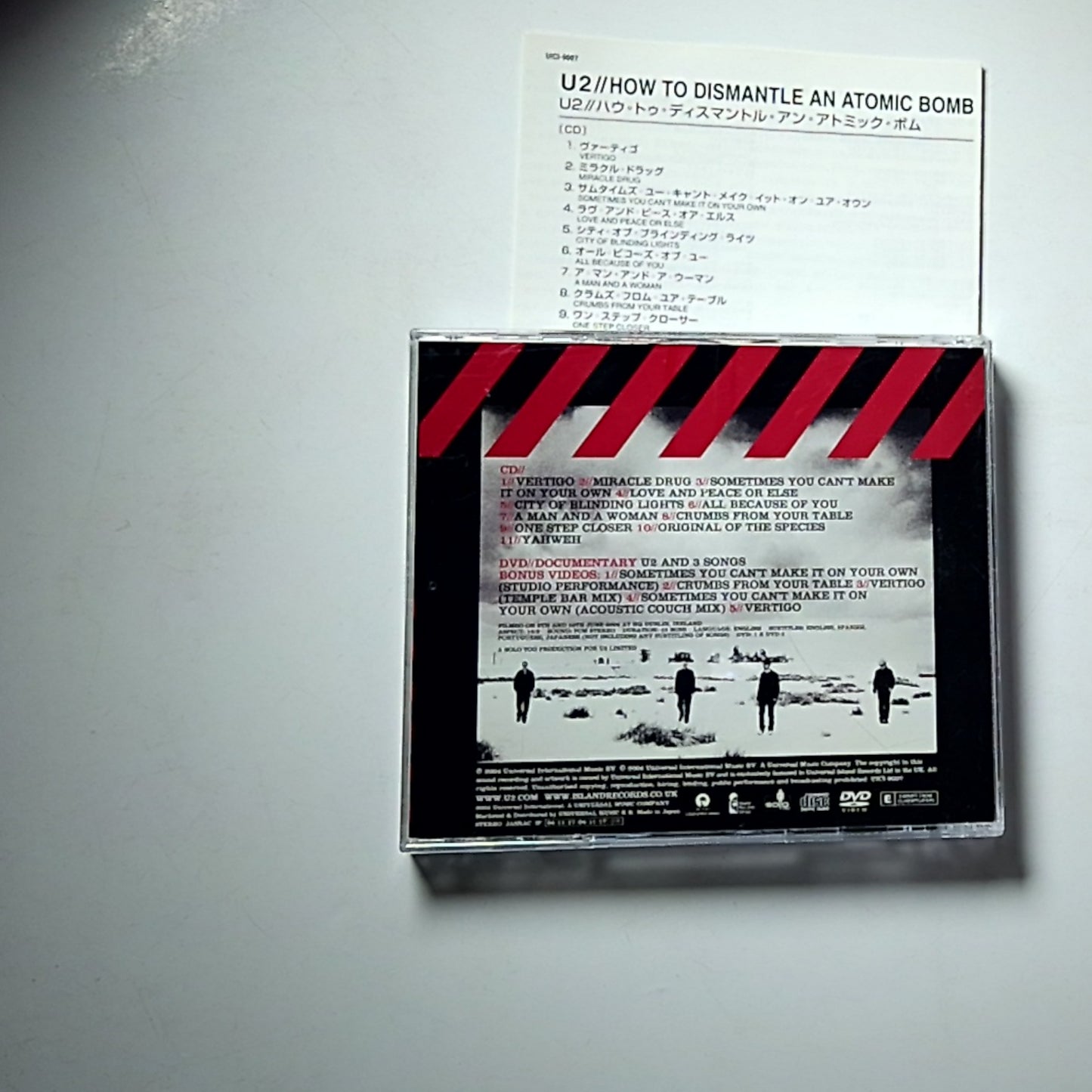 U2 – How To Dismantle An Atomic Bomb (CD + DVD, 2004) Japan UICI-9007