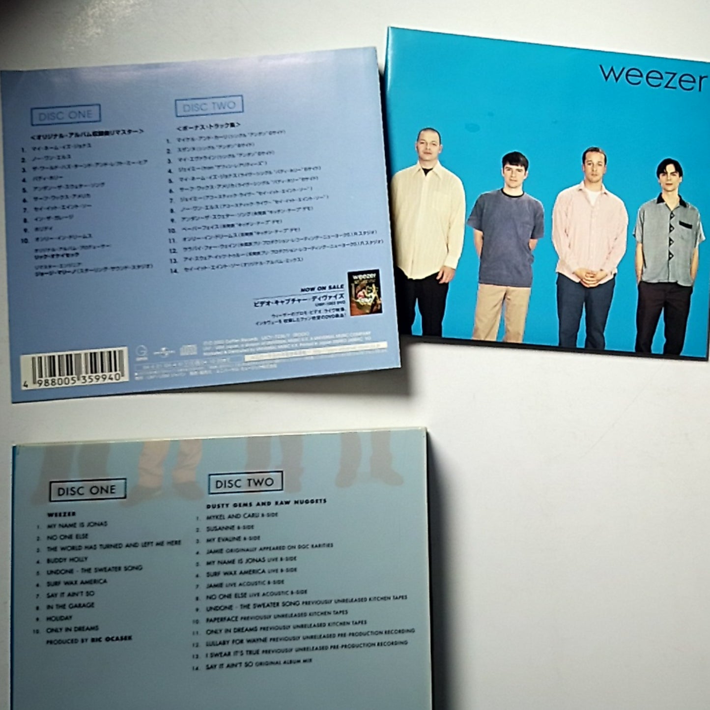 Weezer – Weezer Deluxe Edition (CD, 2-Disc , 2004) Japan Obi UICY-7236/7