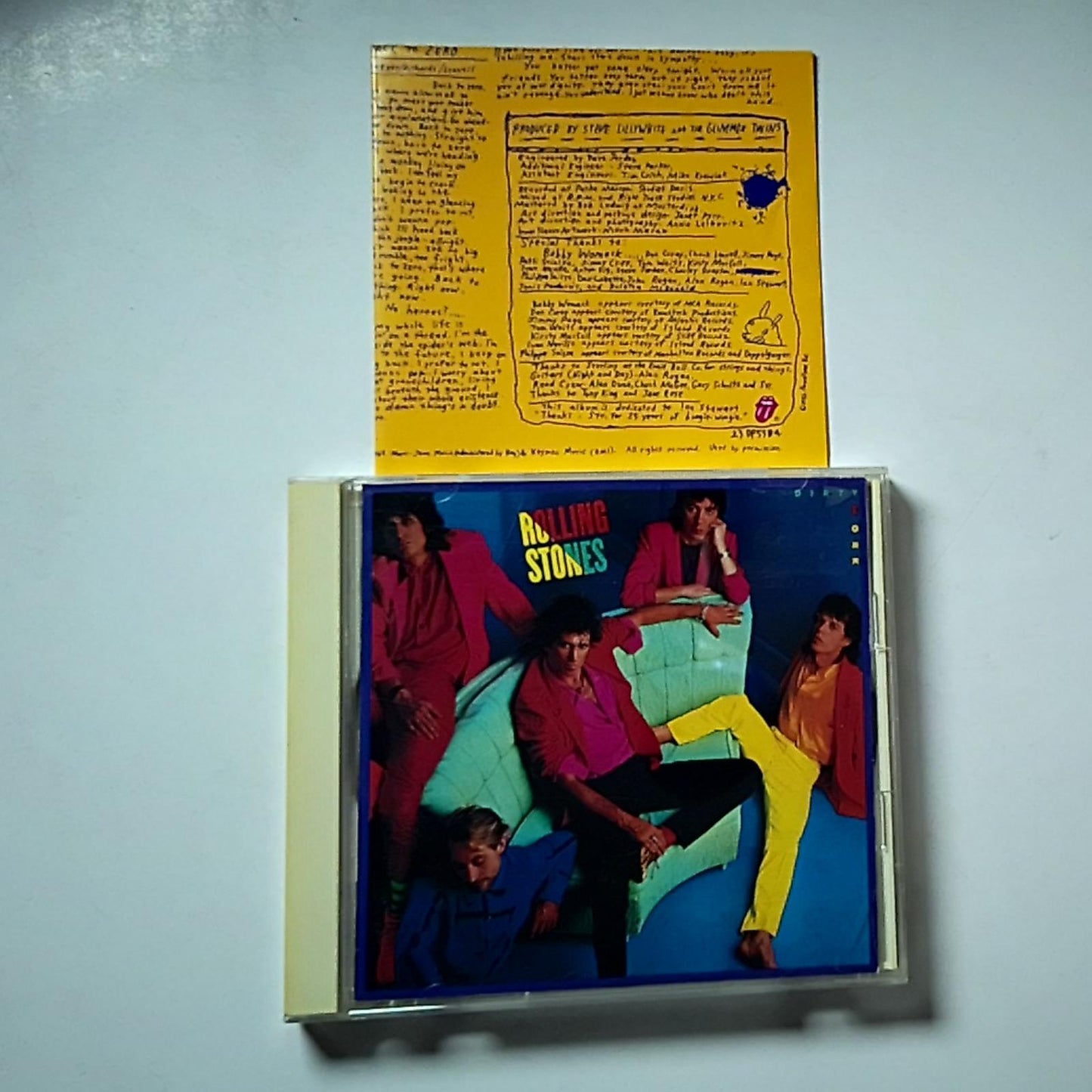 The Rolling Stones – Dirty Work (CD, 1989) Japan 23DP 5584