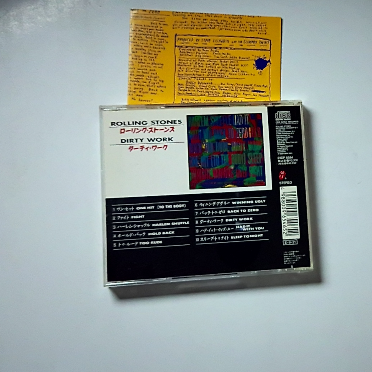 The Rolling Stones – Dirty Work (CD, 1989) Japan 23DP 5584