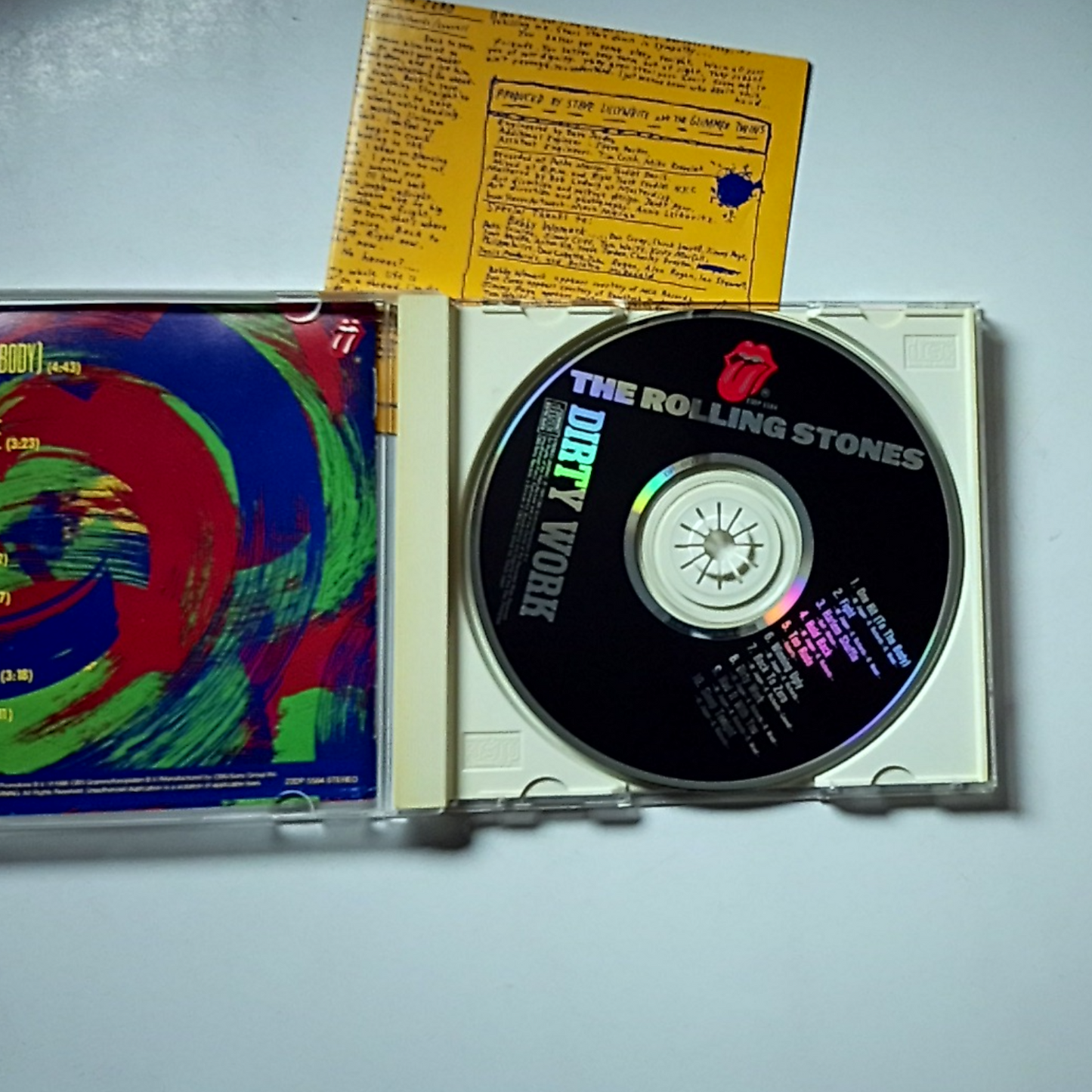 The Rolling Stones – Dirty Work (CD, 1989) Japan 23DP 5584