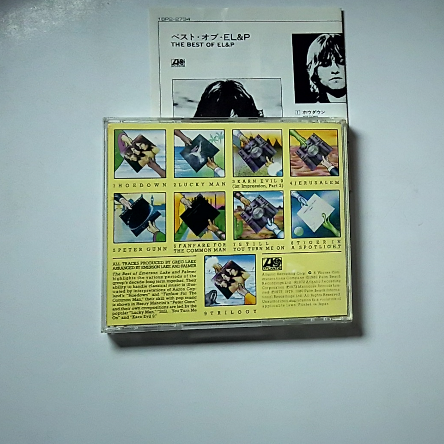 The Best Of Emerson Lake & Palmer (CD, 1989) Japan 18P2-2734