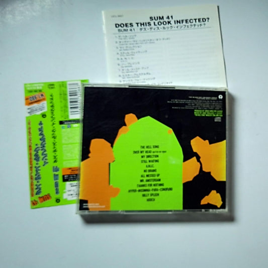 Sum 41 – Does This Look Infected? (CD, 2002) Japan Bonus Track Obi UICL-9007