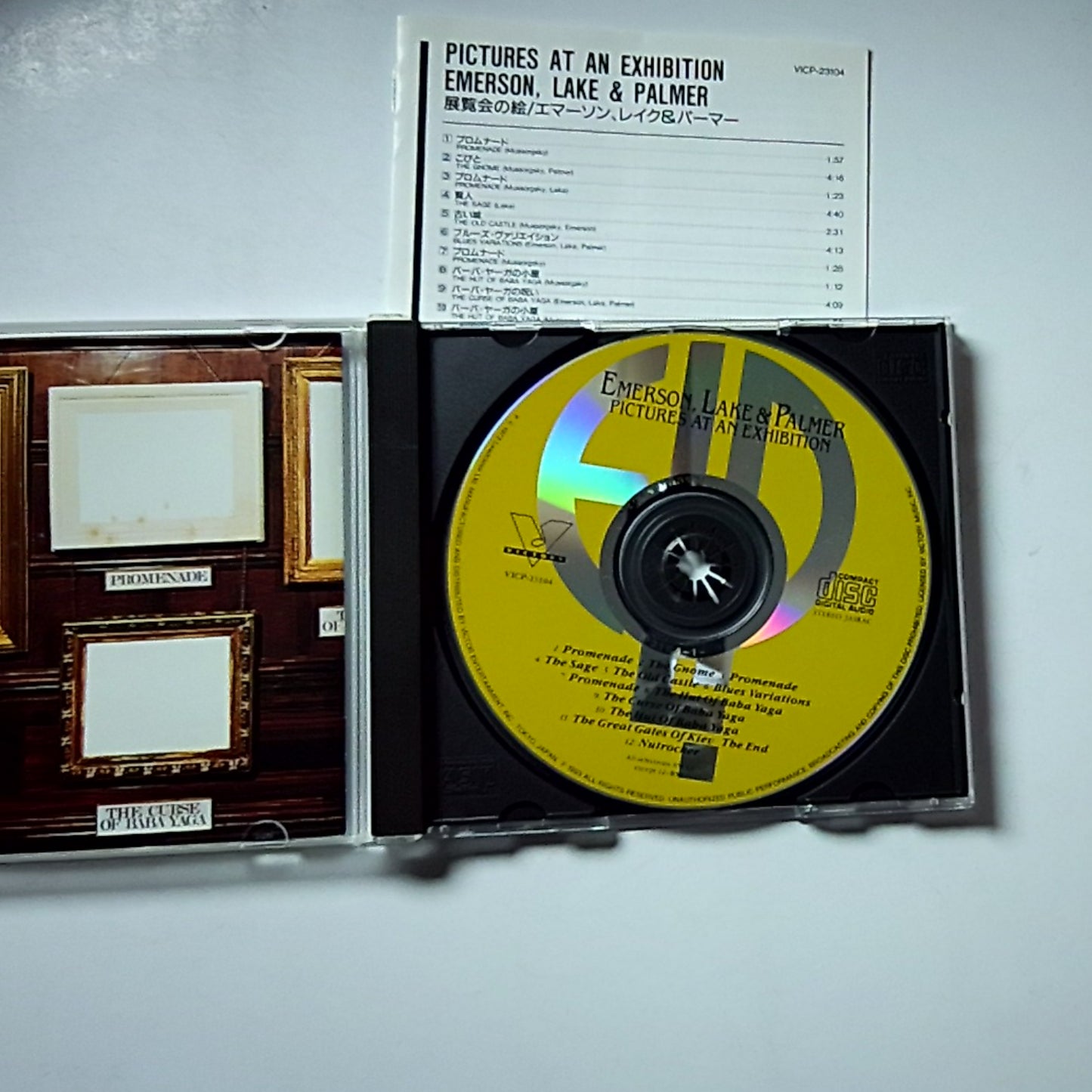 Emerson, Lake & Palmer – Pictures At An Exhibition (CD, 1993) Japan VICP-23104