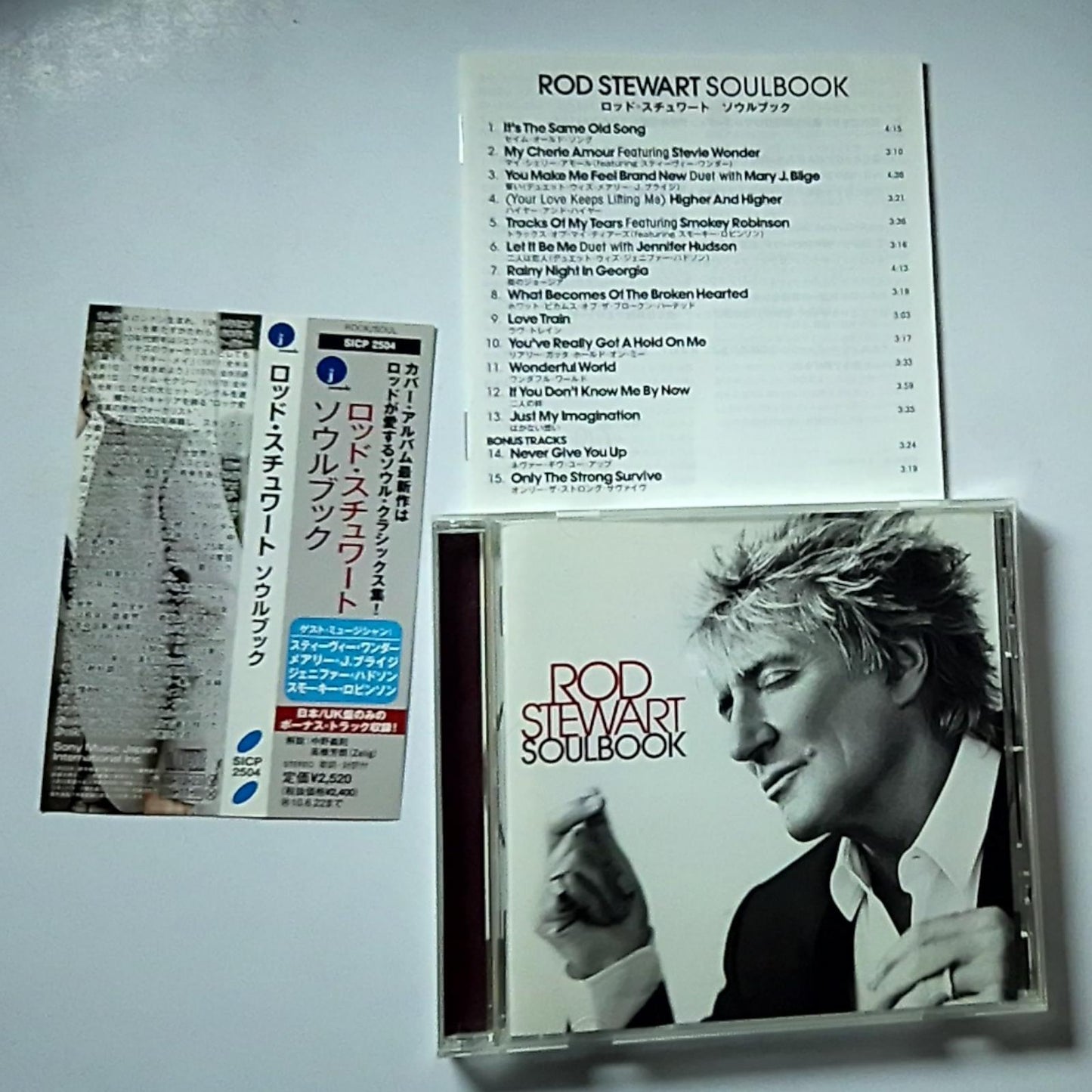 Rod Stewart – Soulbook (CD, 2009) Japan Obi SICP 2504