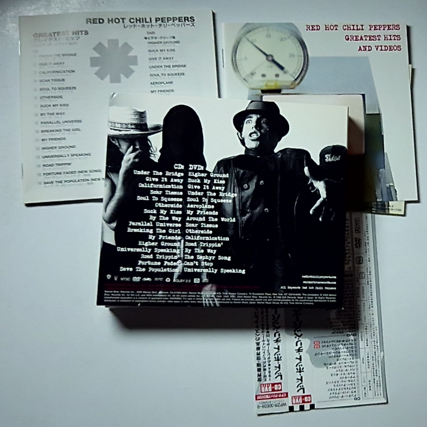 Red Hot Chili Peppers – Greatest Hits And Videos (CD + DVD, 2003) Japan Obi