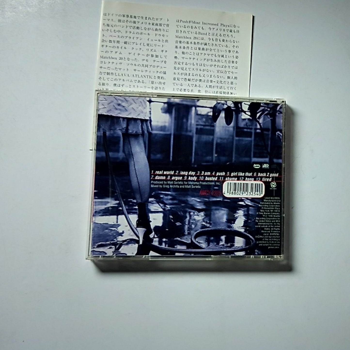Matchbox Twenty – Yourself Or Someone Like You (CD, 1997) Japan AMCY-2325
