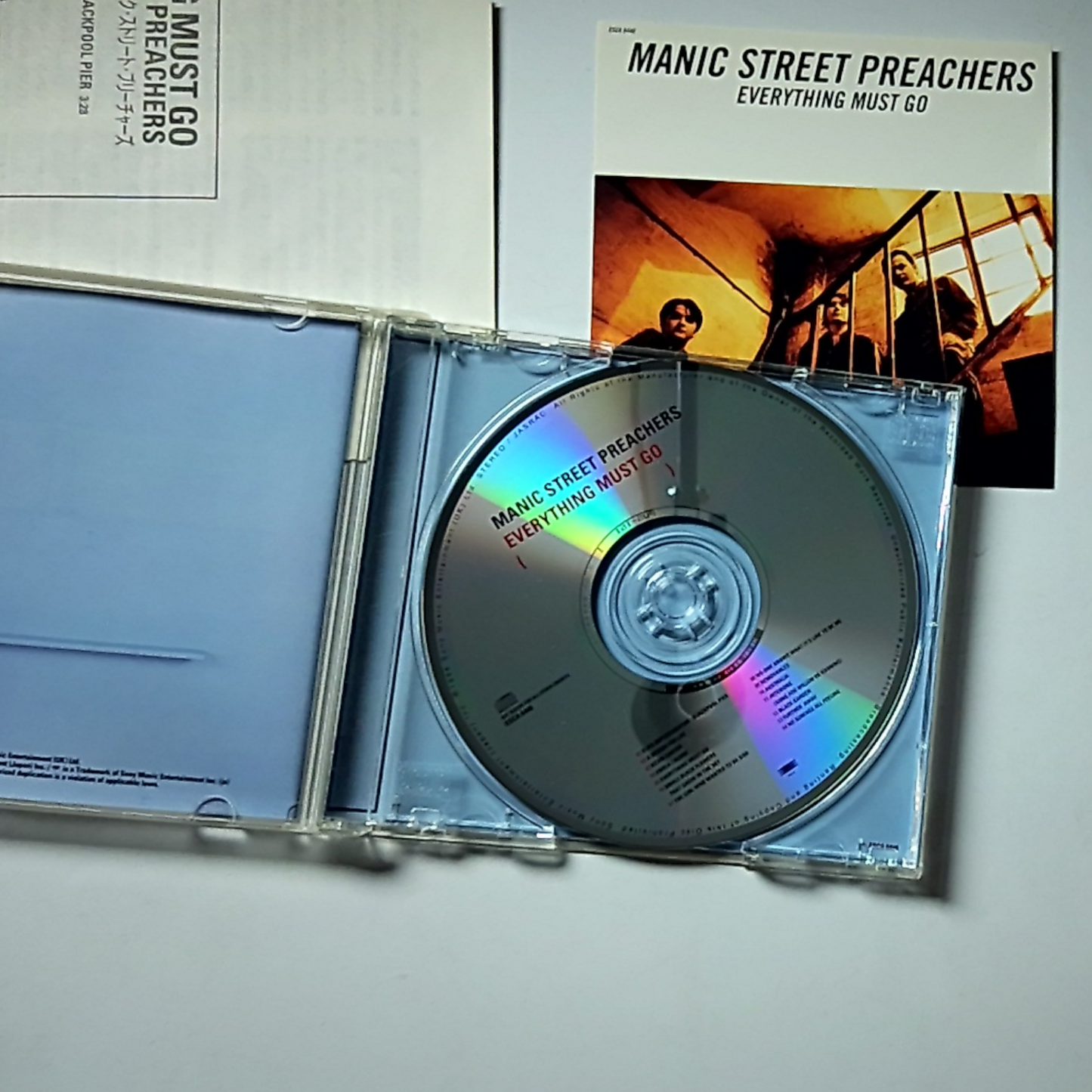 Manic Street Preachers – Everything Must Go (CD, 1996) Japan ESCA 6446