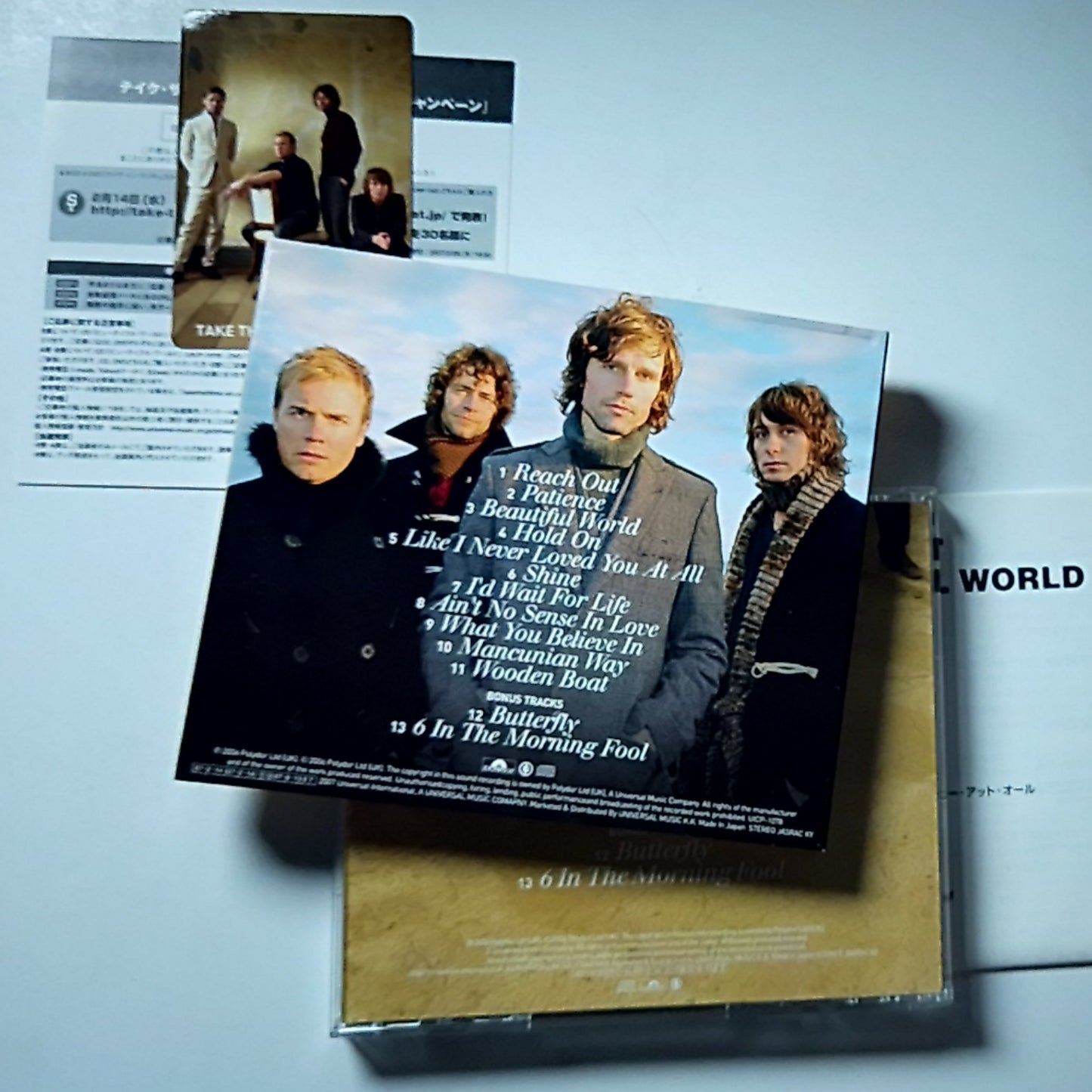 Take That – Beautiful World (CD, 2007) Japan UICP-1078