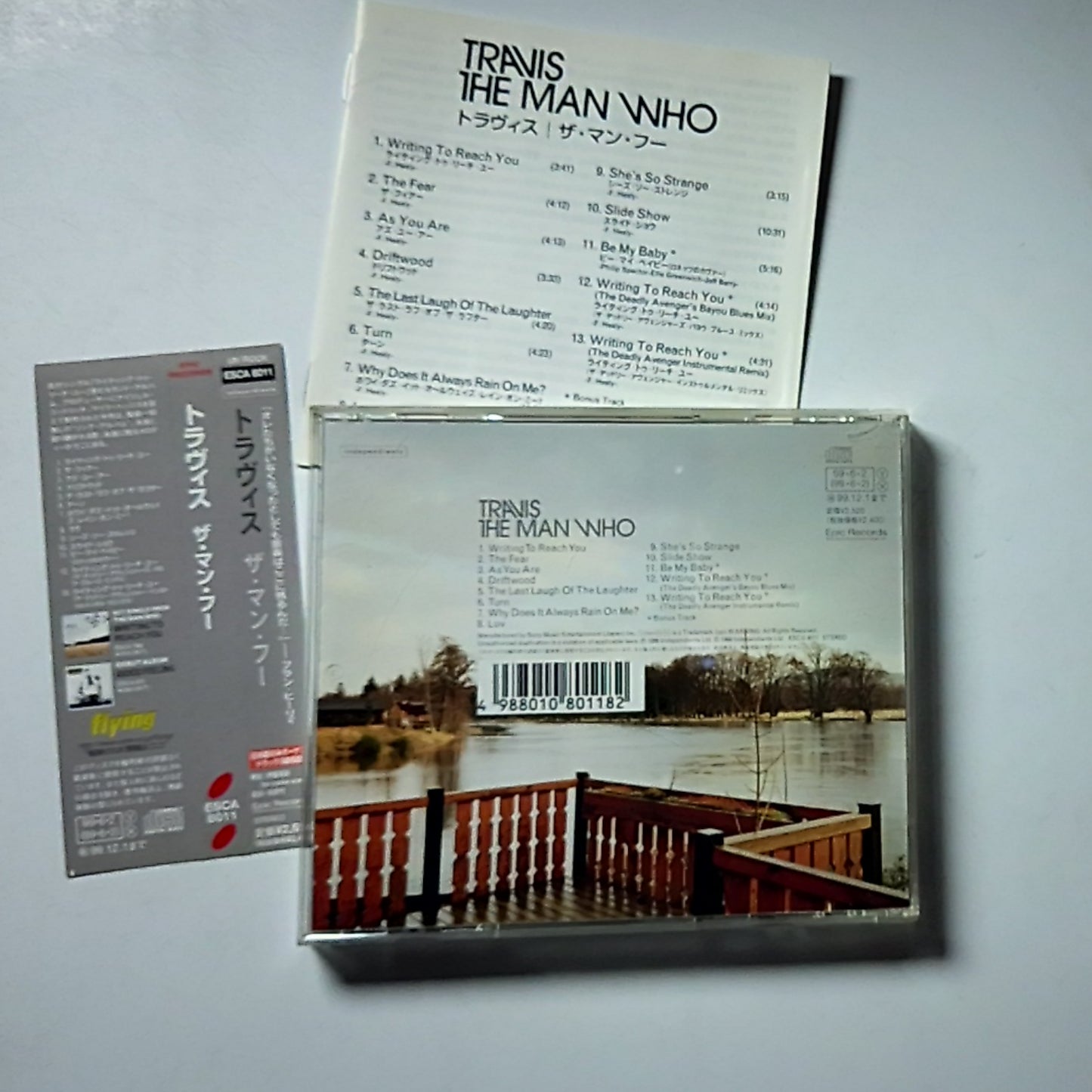 Travis – The Man Who (CD, 1999) Japan Bonus Track Obi ESCA 8011