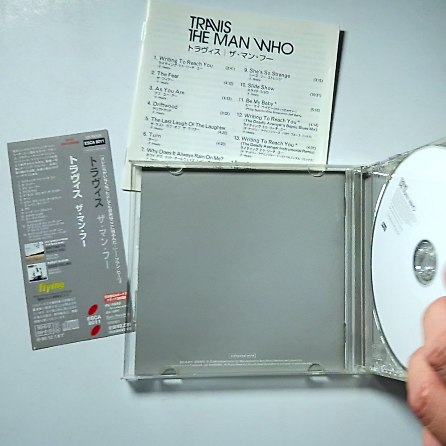 Travis – The Man Who (CD, 1999) Japan Bonus Track Obi ESCA 8011