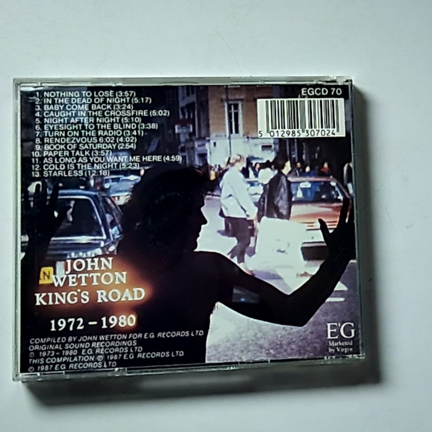 John Wetton – King's Road: 1972-1980 (CD, 1987) UK EGCD 70