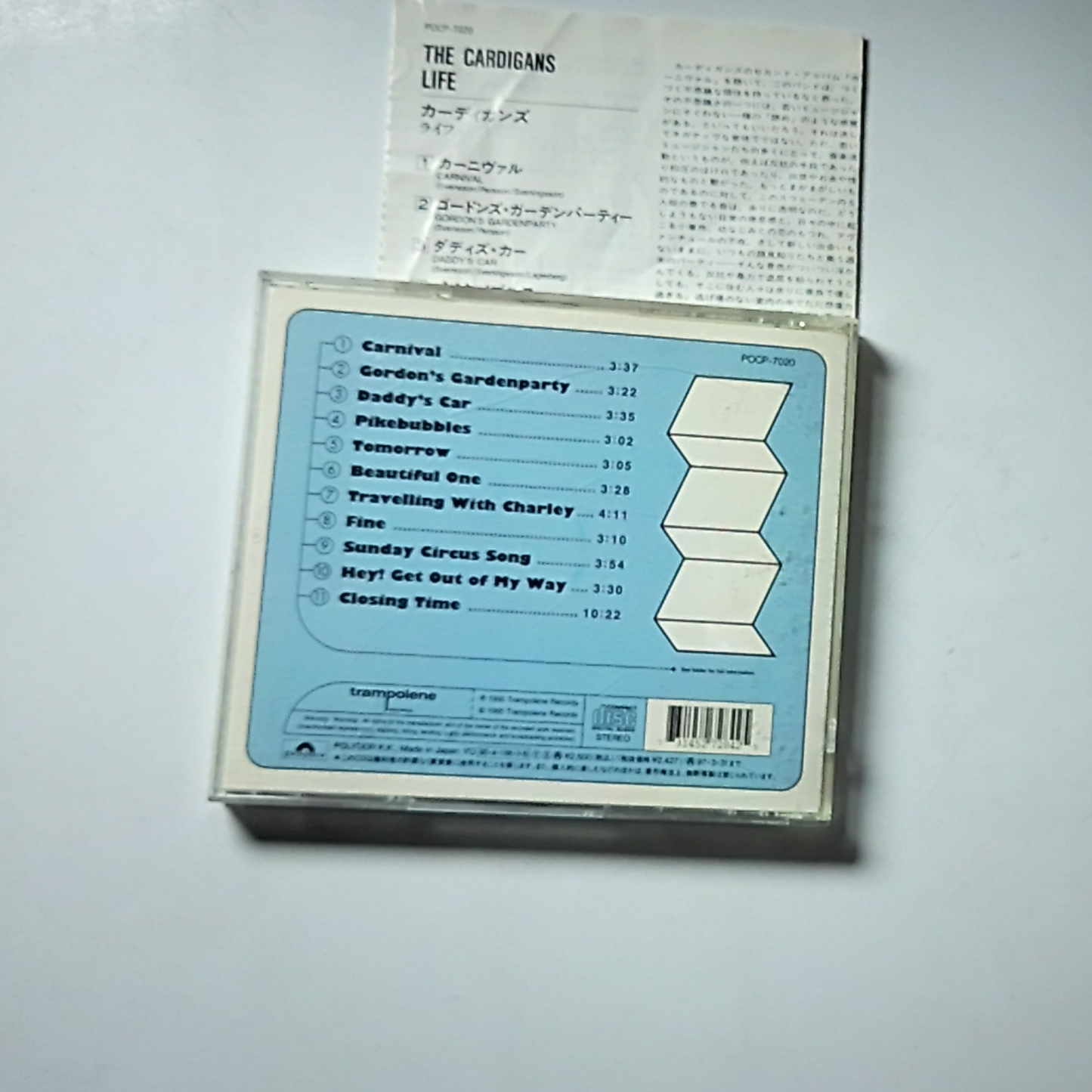 The Cardigans – Life (CD, 1995) Japan POCP-7020