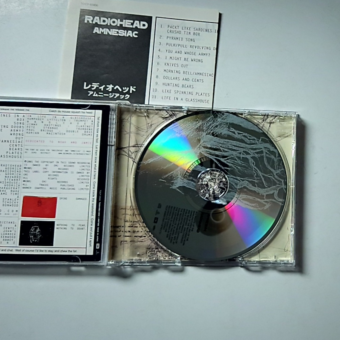 Radiohead – Amnesiac (CD, 2001) Japan TOCP-65800