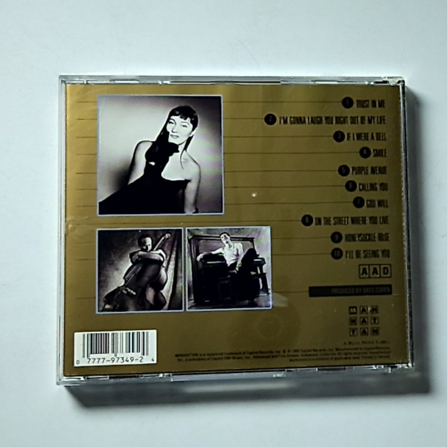 Holly Cole Trio – Blame It On My Youth (CD, 1992) Europe 0777 7 97349 2 4