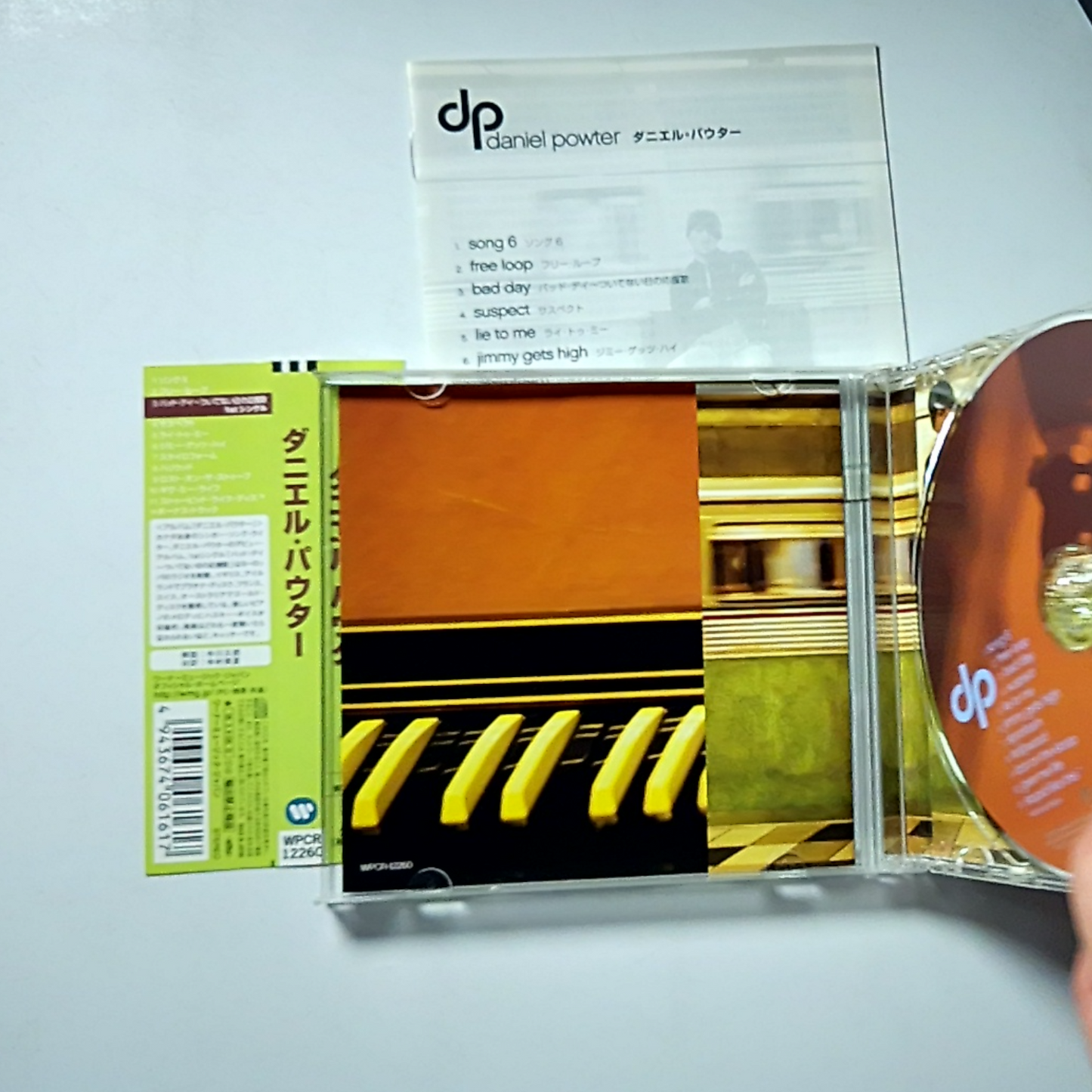 Daniel Powter – Daniel Powter (CD, 2006) Japan Bonus Track Obi WPCR-12260