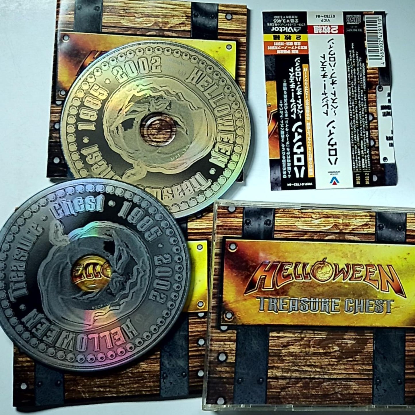 Helloween – Treasure Chest (CD, 2002) Japan Obi VICP-61783~84