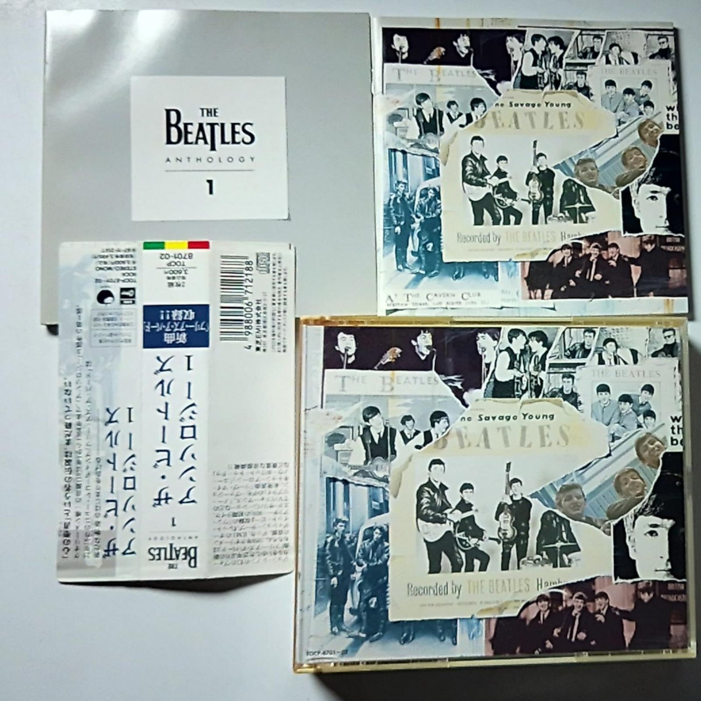 The Beatles – Anthology 1 (CD, 1995) Japan Obi TOCP 8701-02