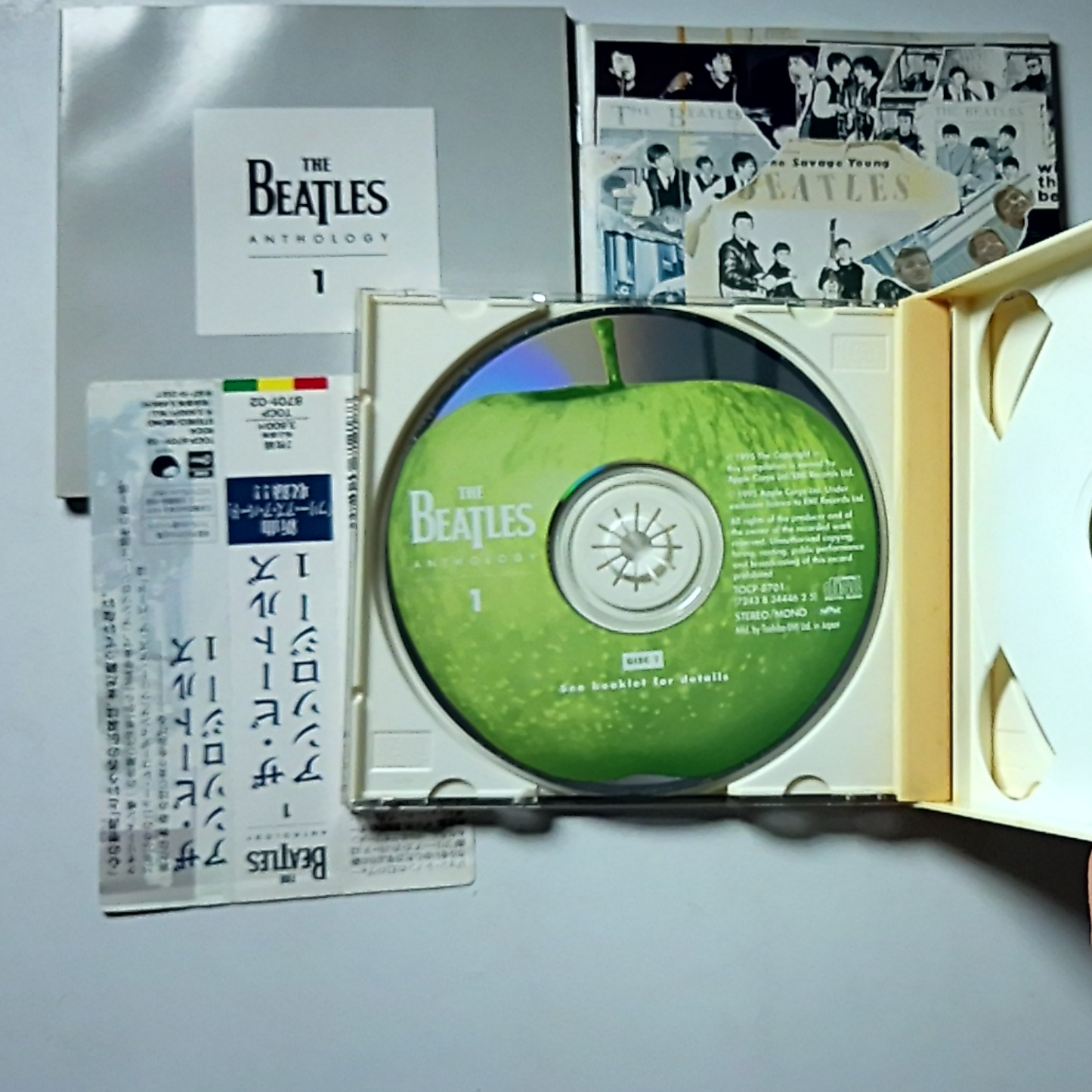 The Beatles – Anthology 1 (CD, 1995) Japan Obi TOCP 8701-02