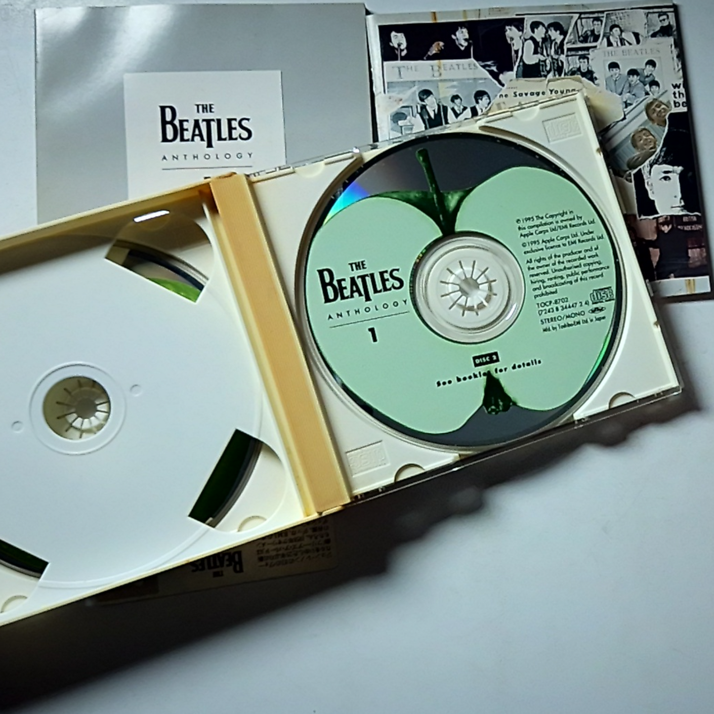 The Beatles – Anthology 1 (CD, 1995) Japan Obi TOCP 8701-02